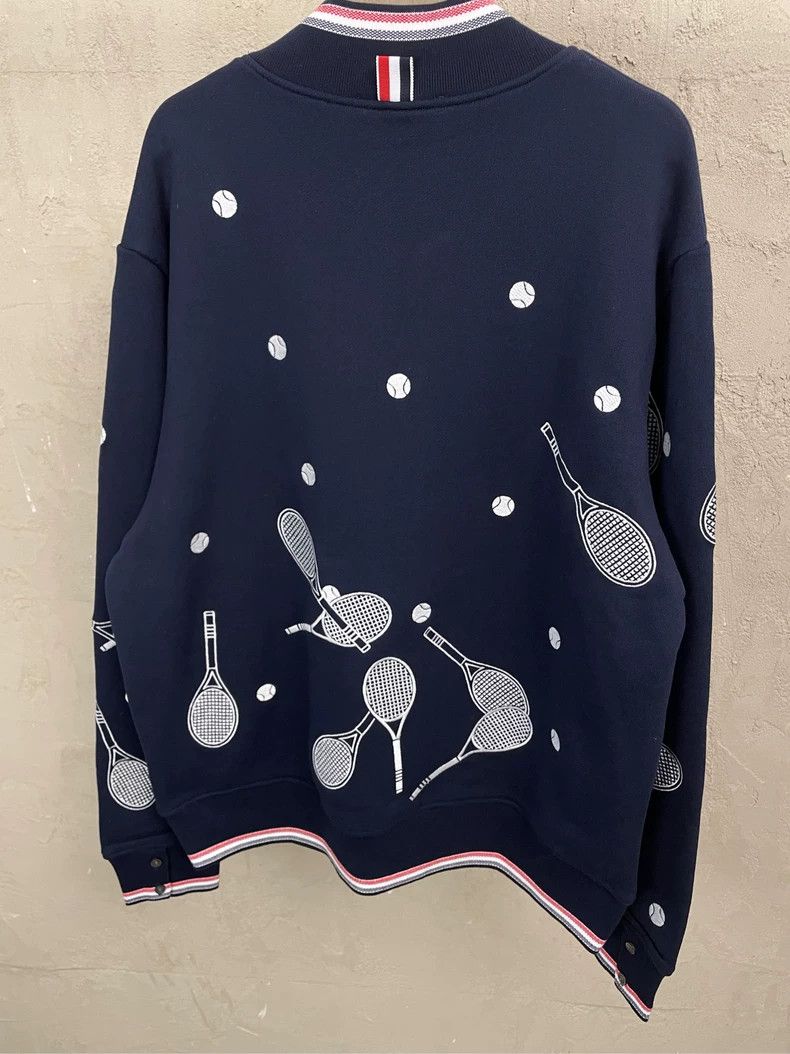 Thom Browne Thom browne Navy blue show ace series embroidered tennis ba Size US XL / EU 56 / 4 - 5 Thumbnail