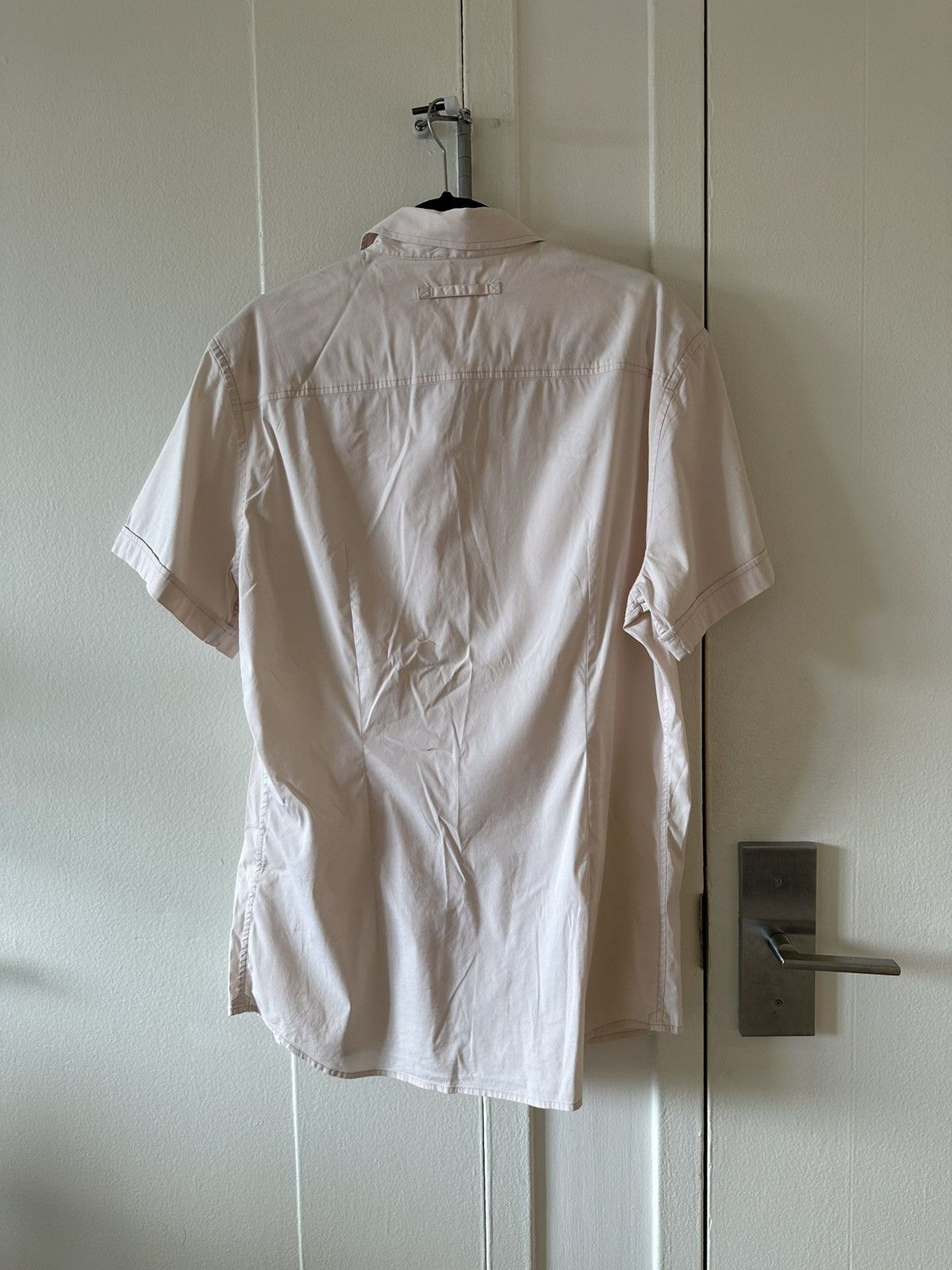 Prada Prada Logo Short Sleeve Button Up Shirt Size US M / EU 48-50 / 2 - 5 Thumbnail