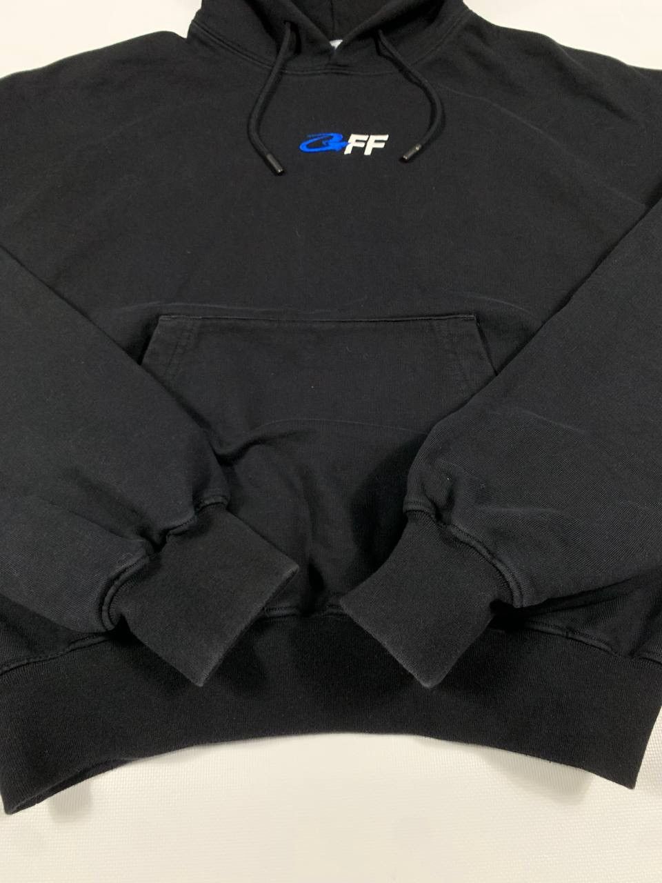 Off-White Off-White Exactly The Opposite Black Hoodie Size US S / EU 44-46 / 1 - 6 Thumbnail