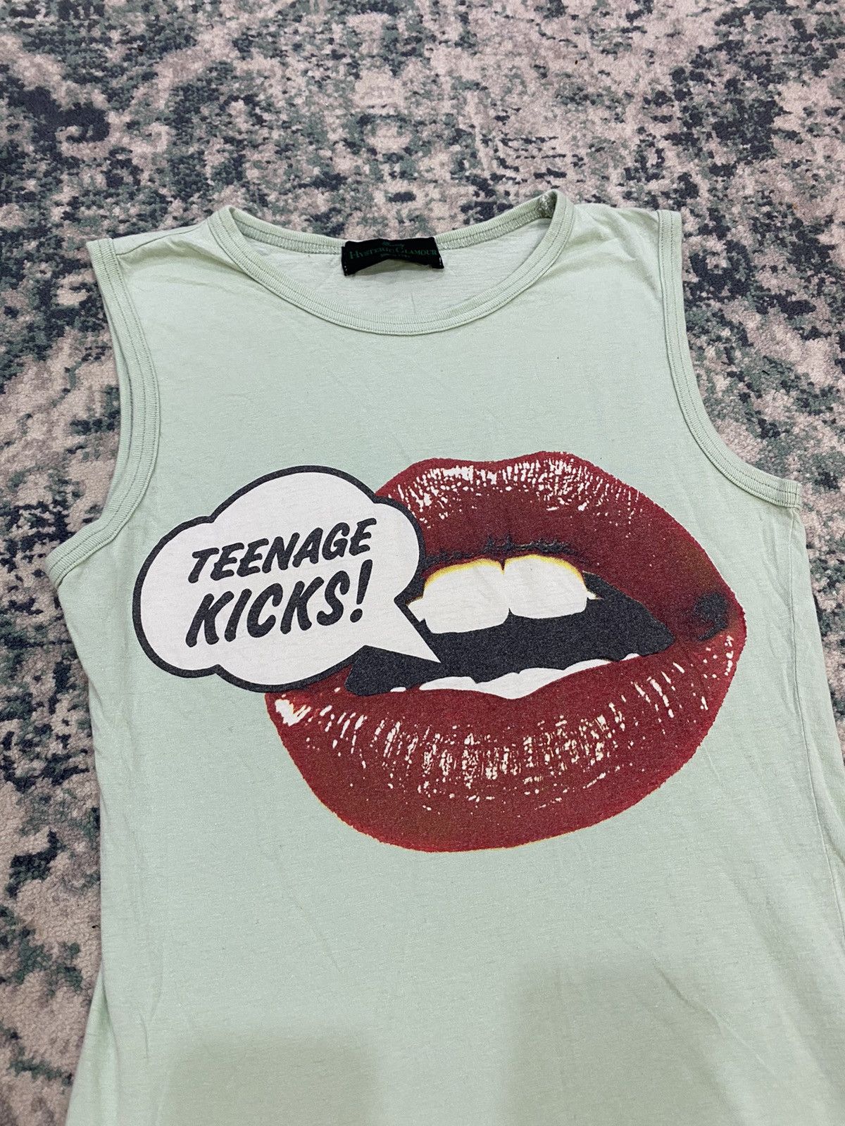 Hysteric Glamour Hysteric Glamour Teenage Kicks ! Tank Tope Sleeveless Size S / US 4 / IT 40 - 4 Thumbnail