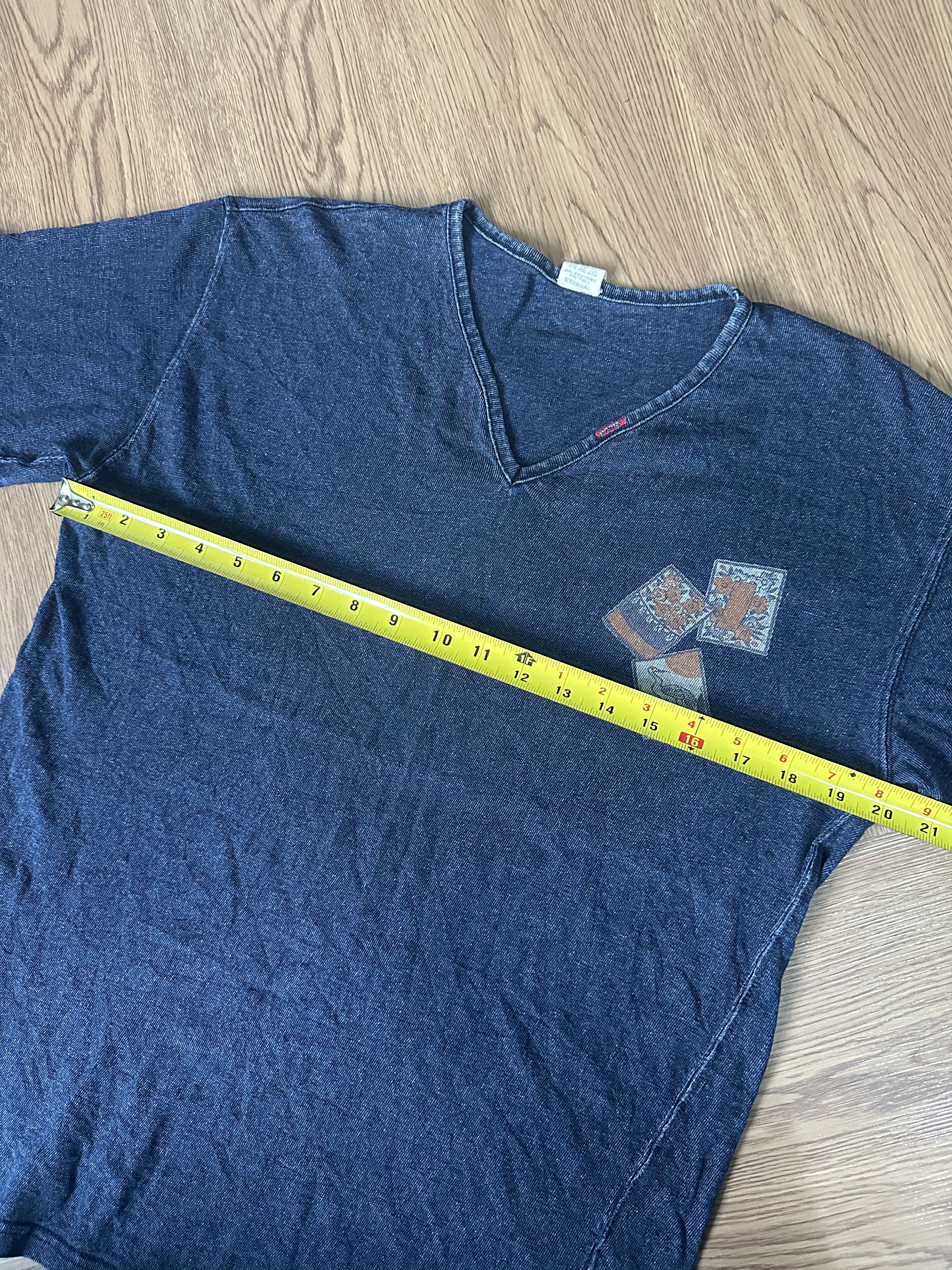 Eternal Vintage Eternal Indigo Dyed Hanafuna Card Tee Size US M / EU 48-50 / 2 - 8 Thumbnail
