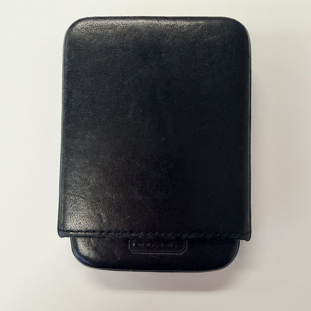 Coach Coach Black Leather Slide Structured Business Card Holder Size ONE SIZE - 13 Thumbnail