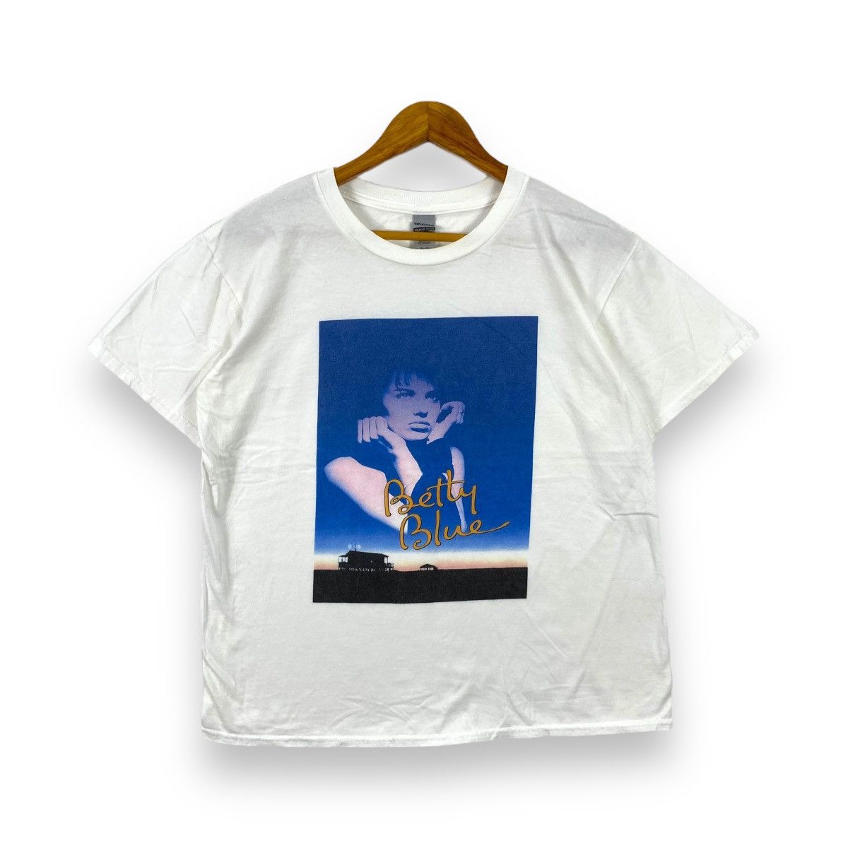 Vintage BETTY BLUE France Erotic Psychological Drama Film Tee Shirt Size US L / EU 52-54 / 3 - 1 Thumbnail