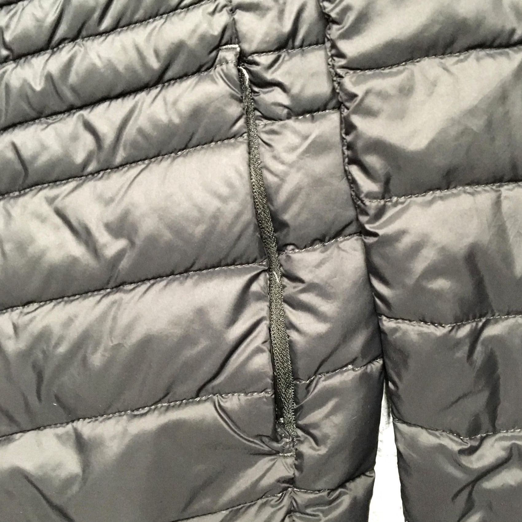 Lands' End Lands' End Puffer Jacket Women L Tall Black Hooded Quilted Mid Length Winter Coat Size L / US 10 / IT 46 - 3 Thumbnail
