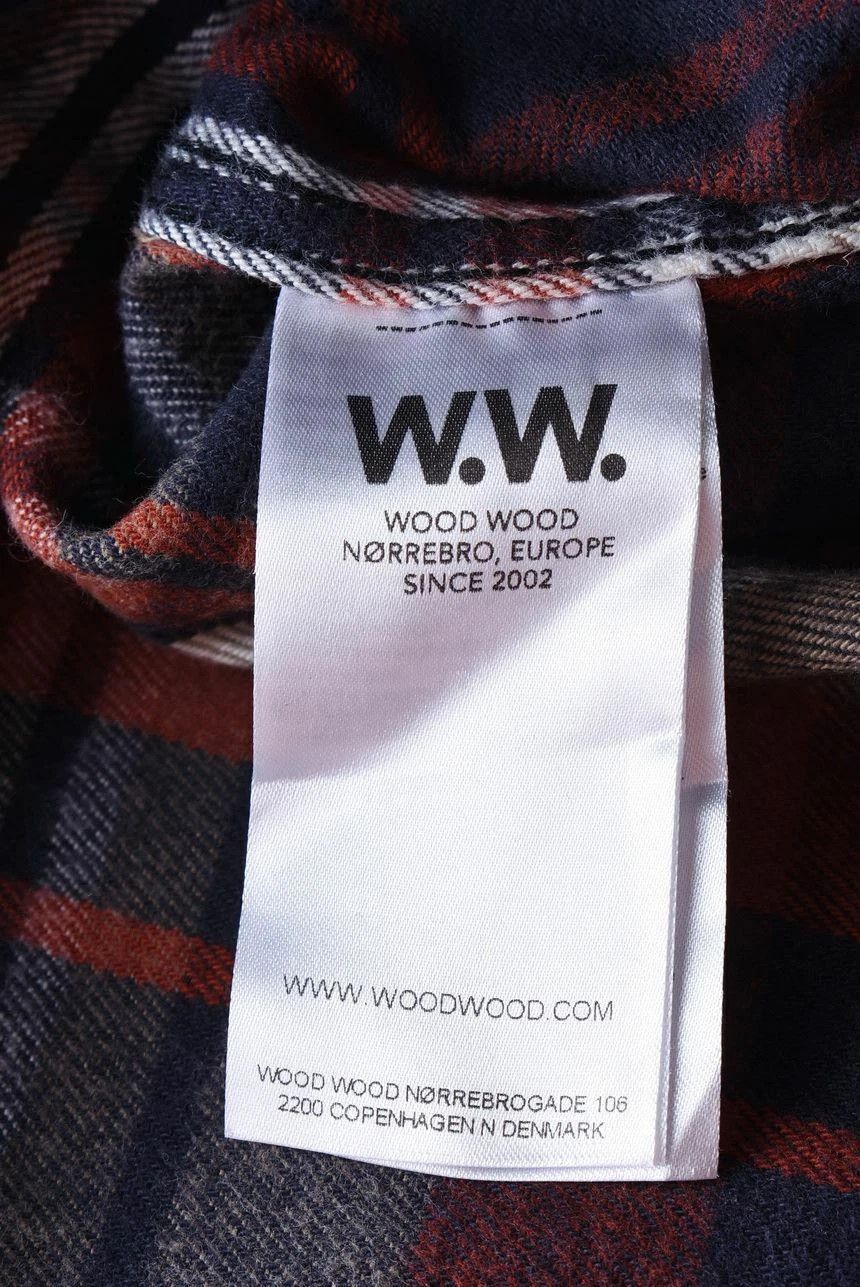 Wood Wood Wood Wood Franco Plaid Flannel Men's Shirt Size US L / EU 52-54 / 3 - 4 Thumbnail