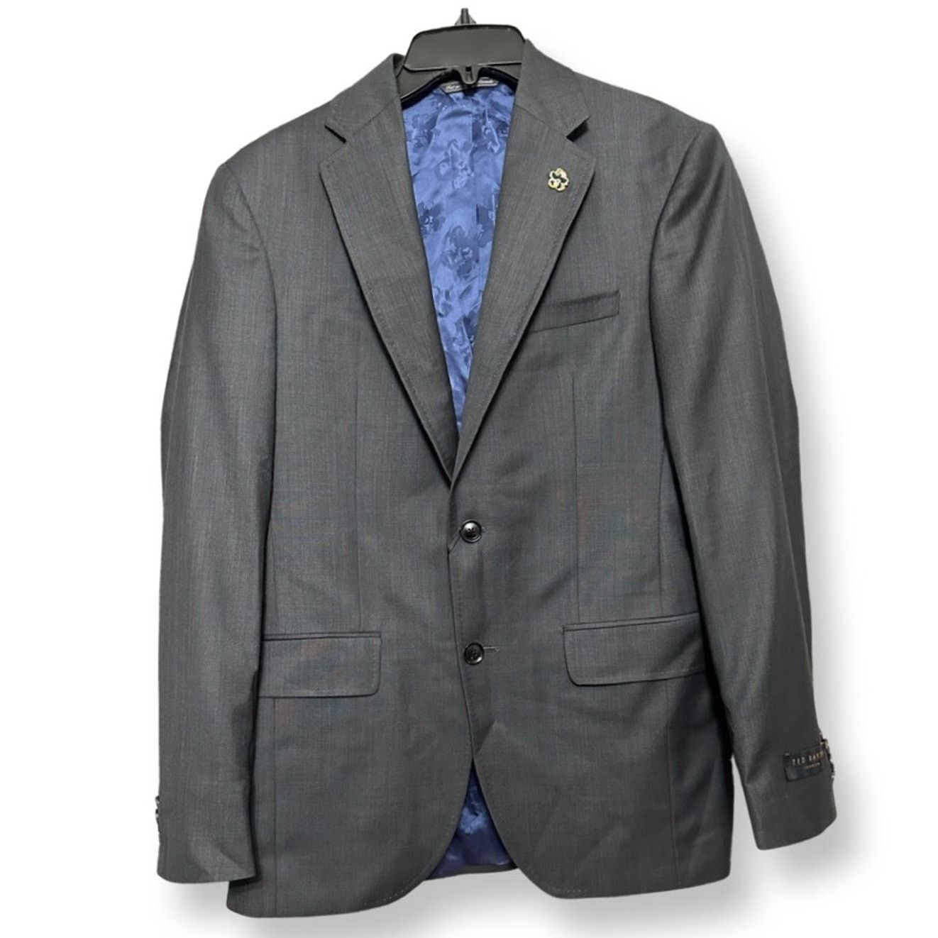 Ted Baker Ted Baker Two Button Jay Suit Jacket Gray Modern Fit 38R New Size 48R - 1 Thumbnail