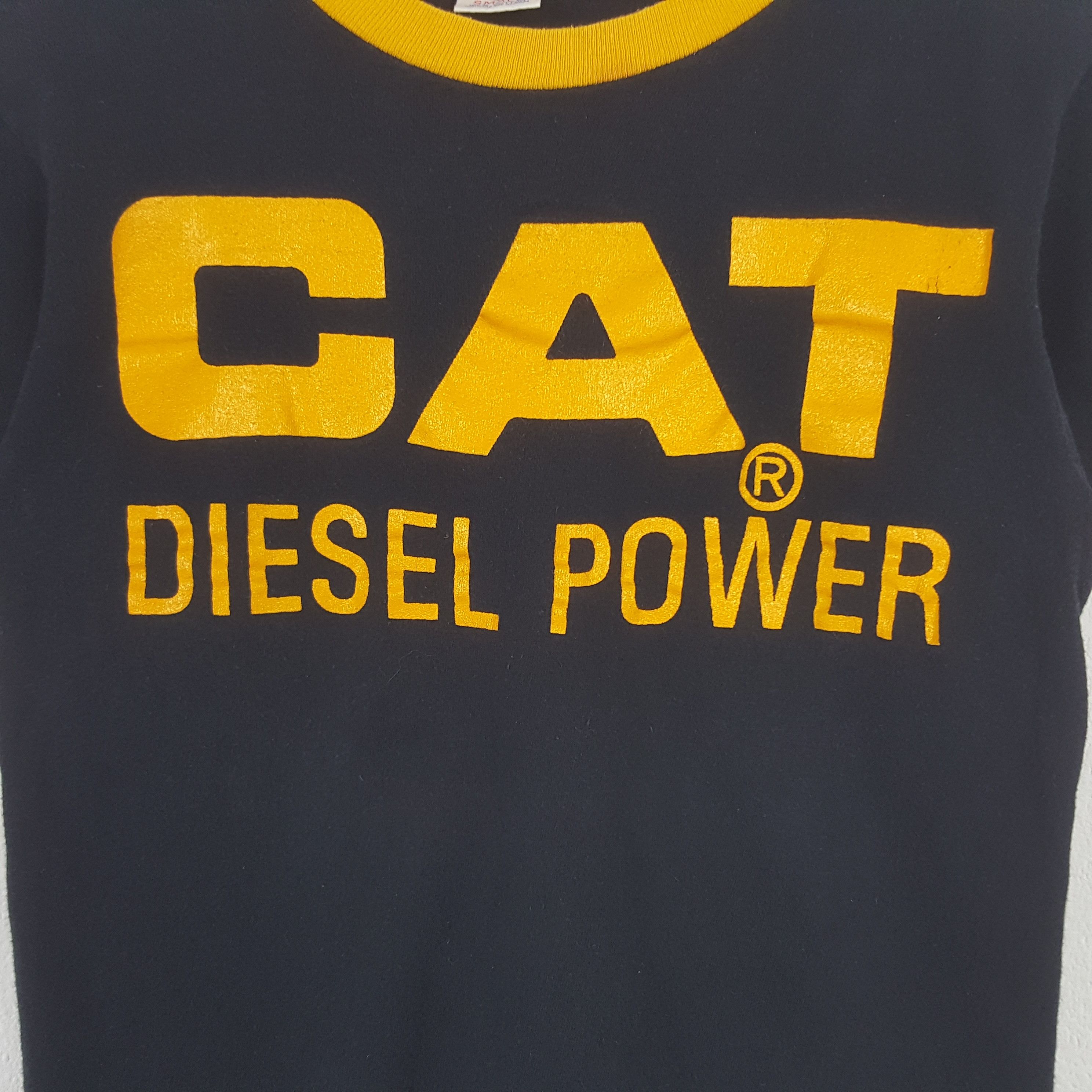 Champion Vintage Cat Diesel Power Champion Retro Tshirt 31 Size US XS / EU 42 / 0 - 2 Thumbnail