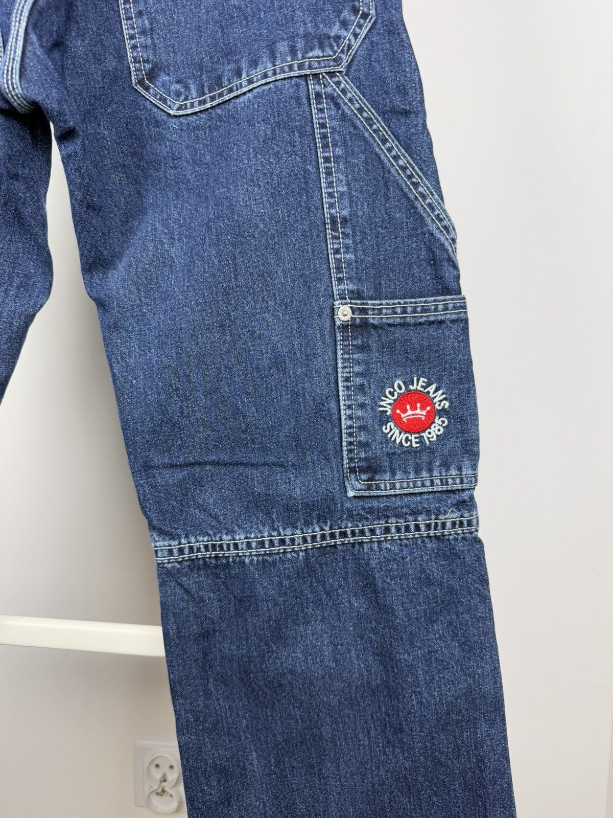 JNCO Vintage 90's JNCO Jeans Carpenter Wide-Leg Jeans Size US 31 - 11 Thumbnail