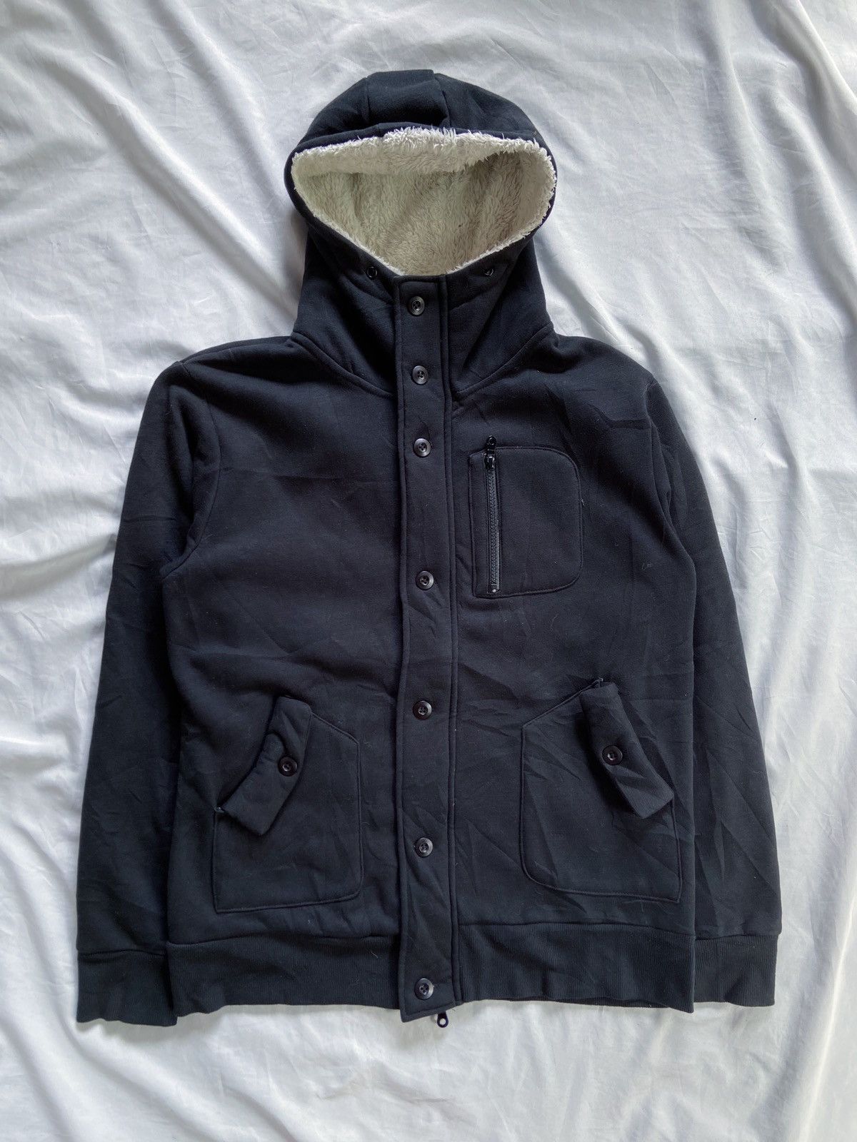 Beauty Beast TIMELY WARNING GORPCORE MULTI POCKET SHERPA ZIP HOODIE Size US L / EU 52-54 / 3 - 1 Thumbnail