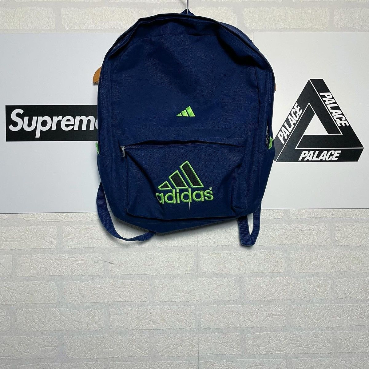 Adidas × Vintage 💥Offers💥Adidas Vintage Y2K Backpack Big Logo Rare Hype Size ONE SIZE - 1 Thumbnail