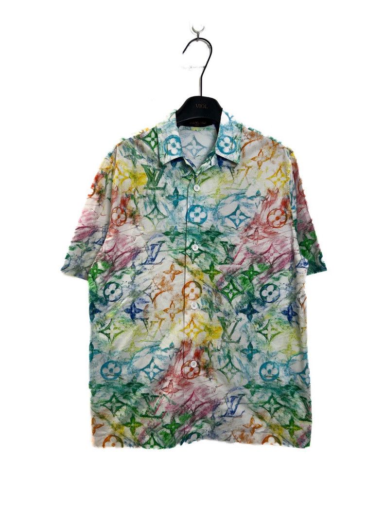 Louis Vuitton Louis Vuitton Crayon Graffiti Short Sleeve Shirt Size US S / EU 44-46 / 1 - 2 Thumbnail