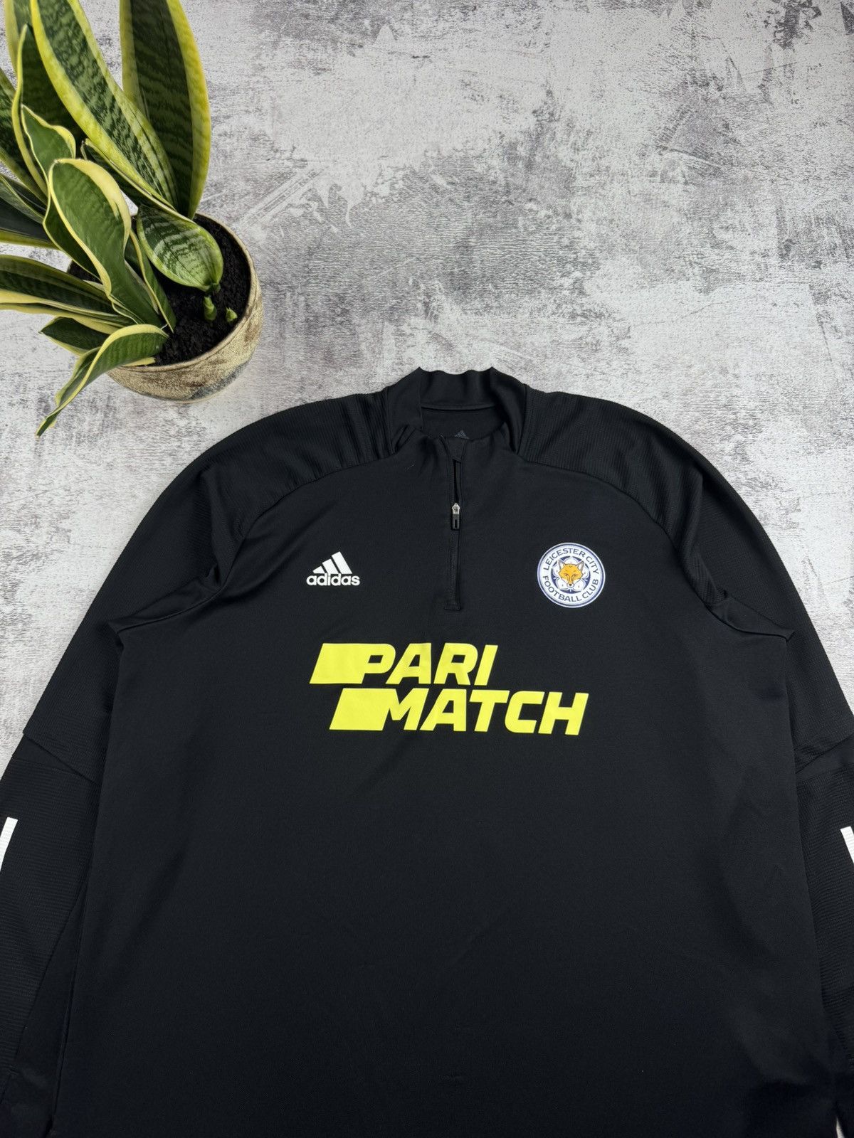 Other Leicester Adidas Black 2019/2020 Soccer Football XXL 1/4 T Shirt Jersey Kit Size US XXL / EU 58 / 5 - 4 Thumbnail