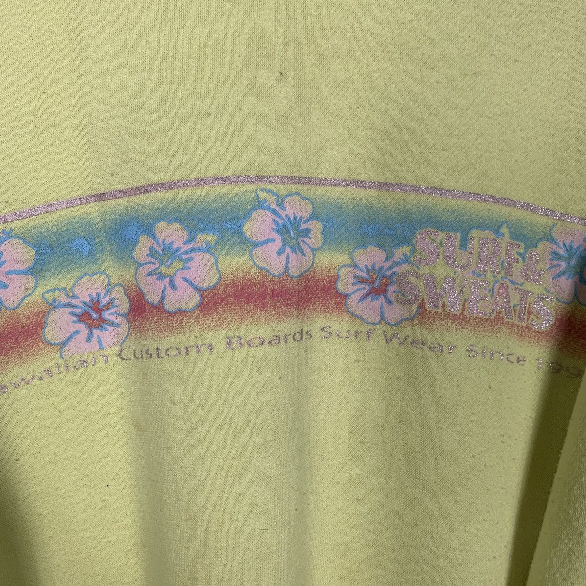 Japanese Brand Surf & Sweats Yellow Sweatshirt Size US L / EU 52-54 / 3 - 10 Thumbnail