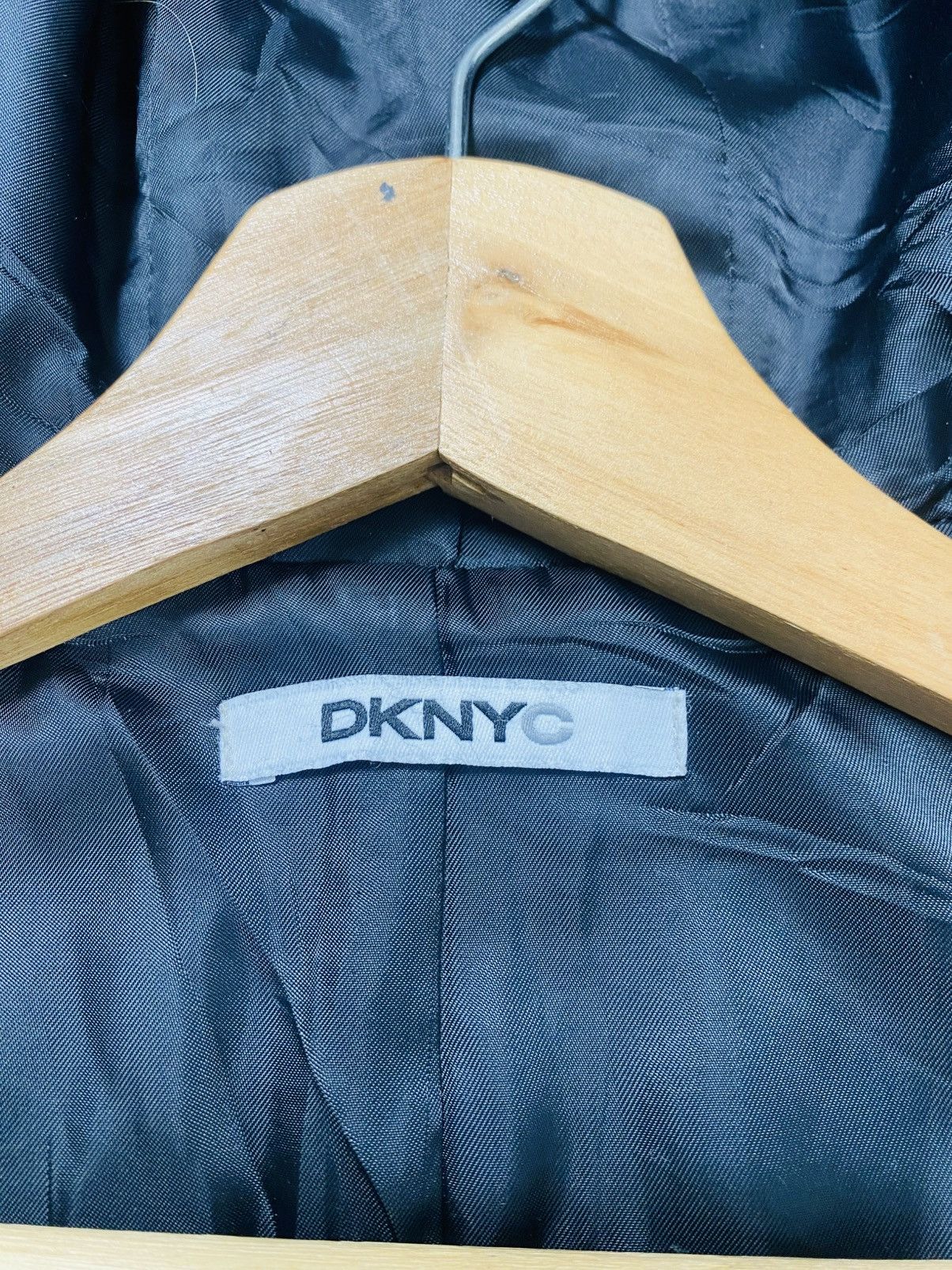 DKNY Rare DKNY Zipper Hoodie Wool Jacket Size S / US 4 / IT 40 - 14 Thumbnail
