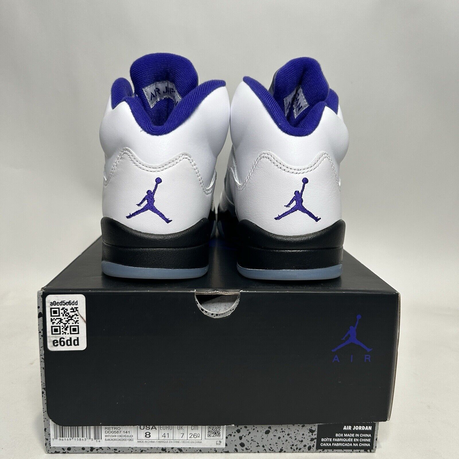 Nike Nike Air Jordan 5 Retro “Dark Concord” 2024 Size US 8 / EU 41 - 4 Thumbnail