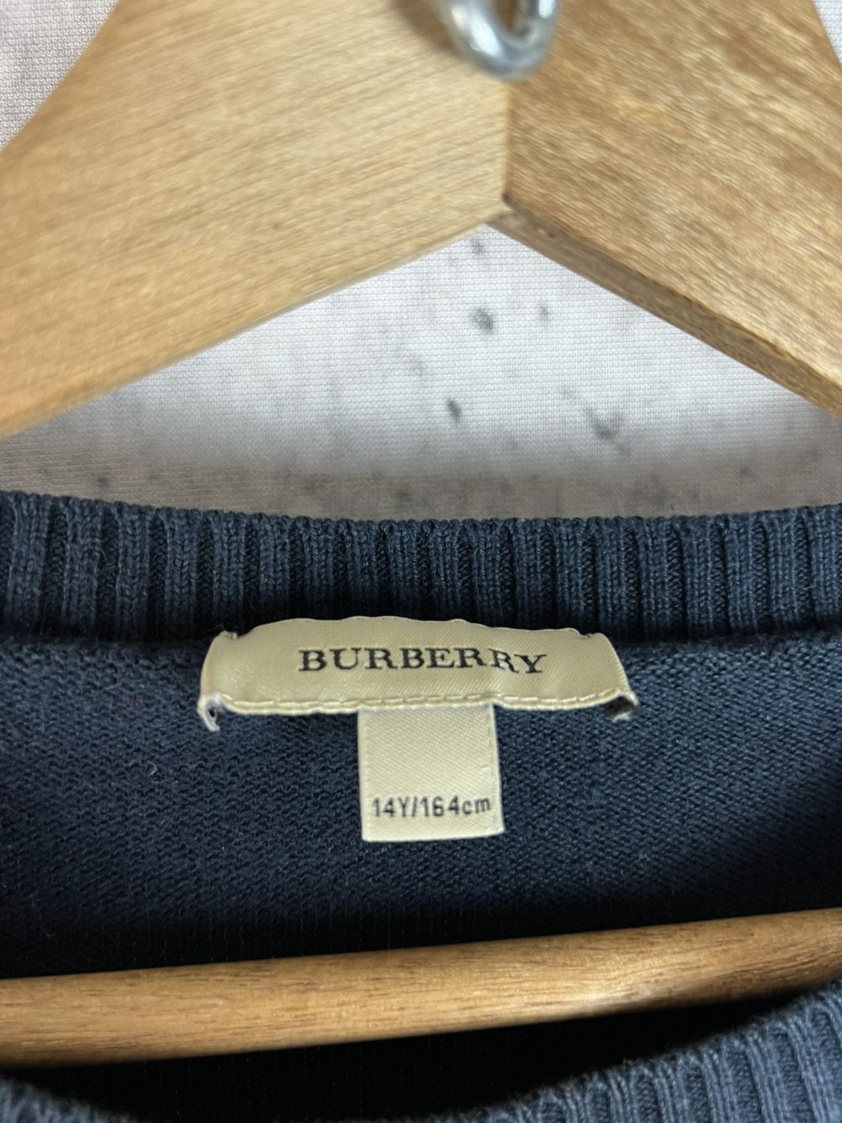 Burberry Burberry cotton Knit logo Sweater Size US S / EU 44-46 / 1 - 3 Thumbnail