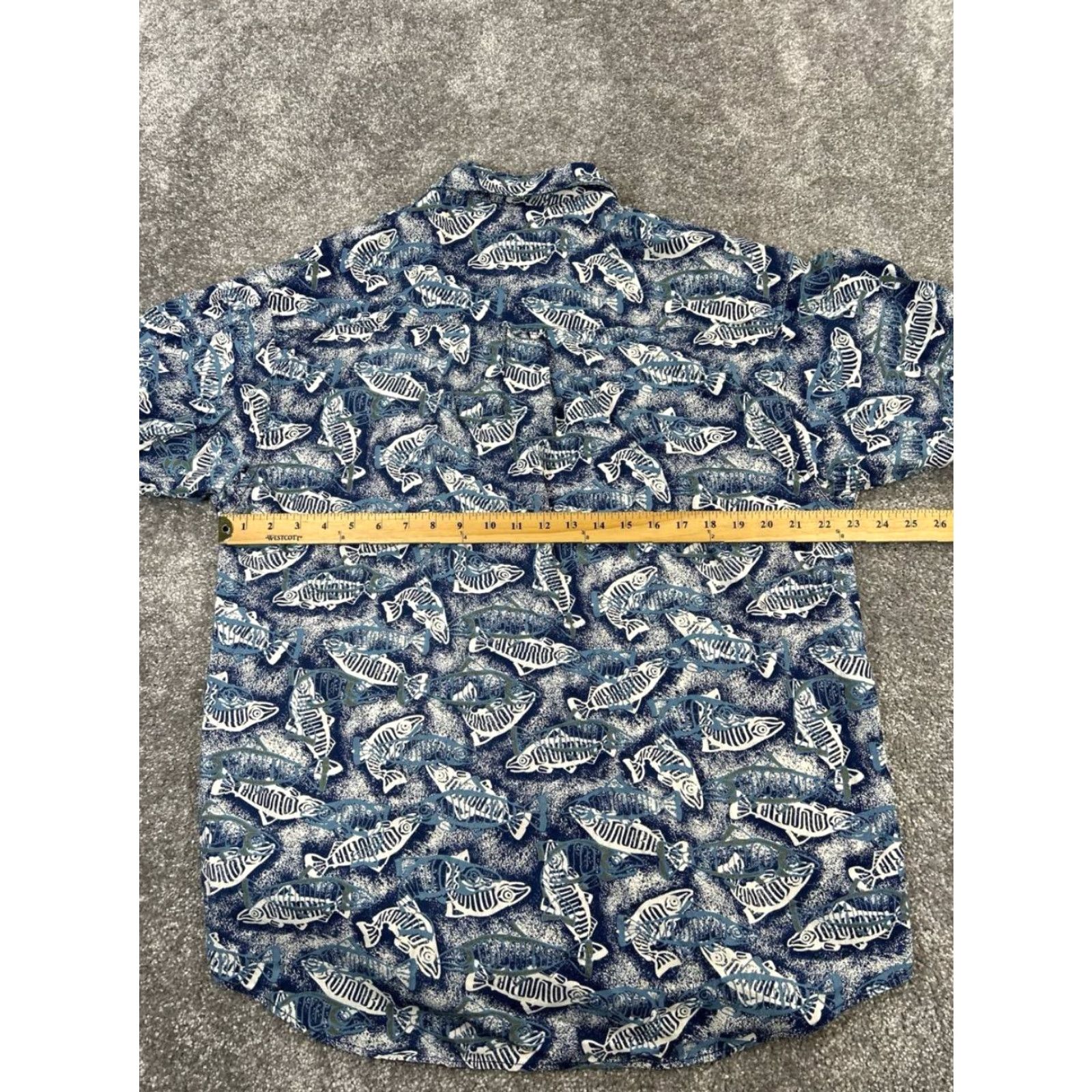 Vintage Columbia Shirt Mens Large Blue Button Up Size US L / EU 52-54 / 3 - 4 Thumbnail