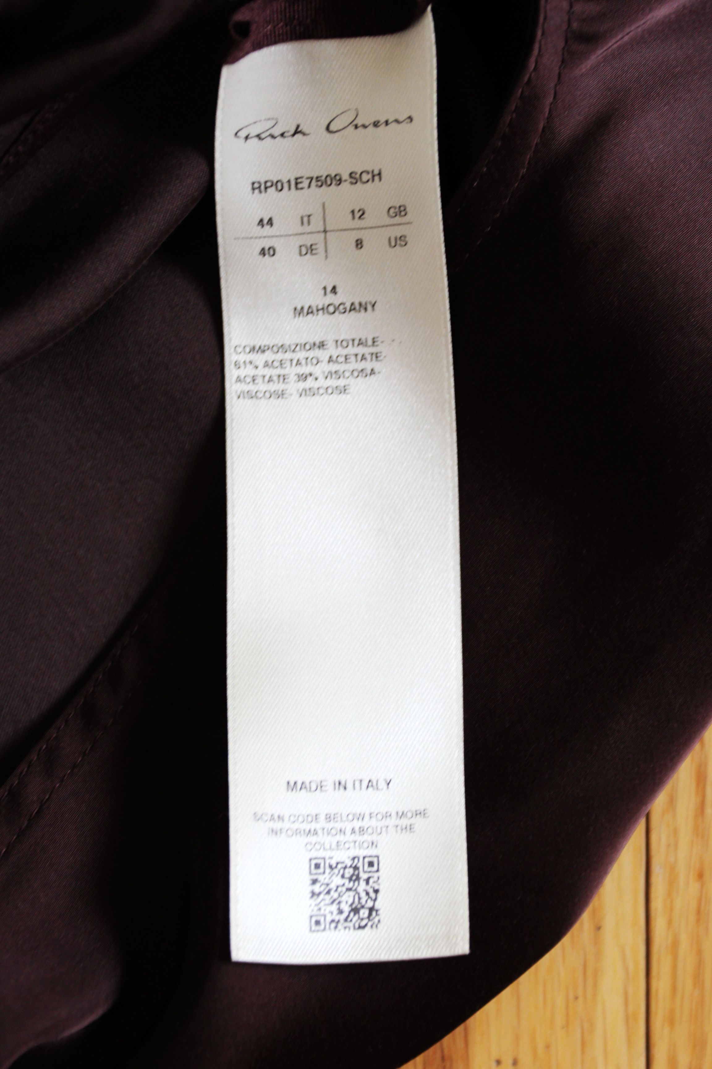 Rick Owens BNWT SS25 RICK OWENS "HOLLYWOOD" ATHENA DRESS 44 Size M / US 6-8 / IT 42-44 - 9 Thumbnail