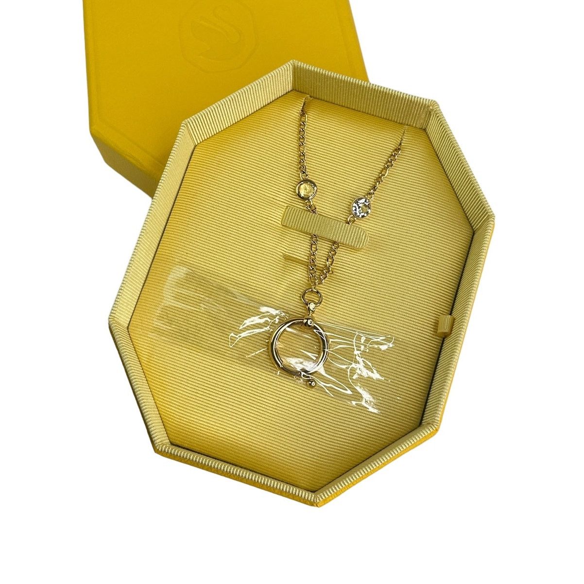 Swarovski Swarovski Curiosa ring holder necklace Gold tone Size ONE SIZE - 6 Thumbnail