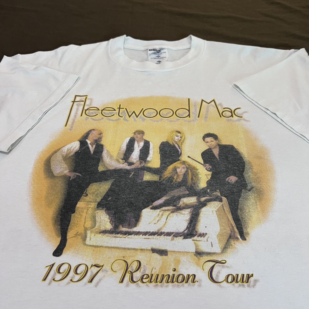 Band Tees Vintage 90s Fleetwood Mac Stevie Nicks Promo Tee Size US L / EU 52-54 / 3 - 1 Thumbnail