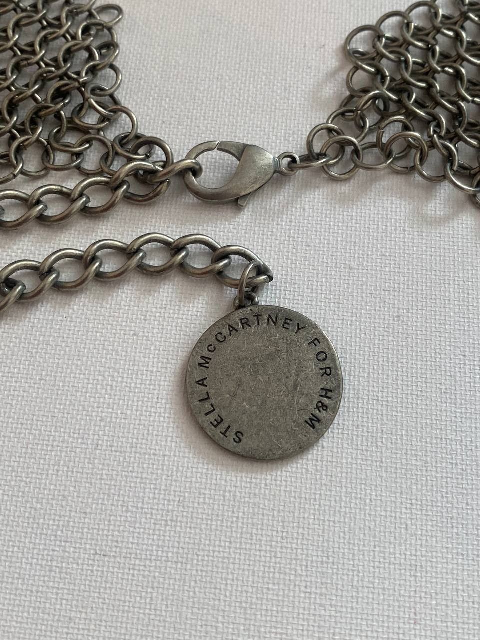 Stella McCartney Stella McCartney H&M 2005 Tarnished Silver Metal Chain Mail Size ONE SIZE - 3 Thumbnail