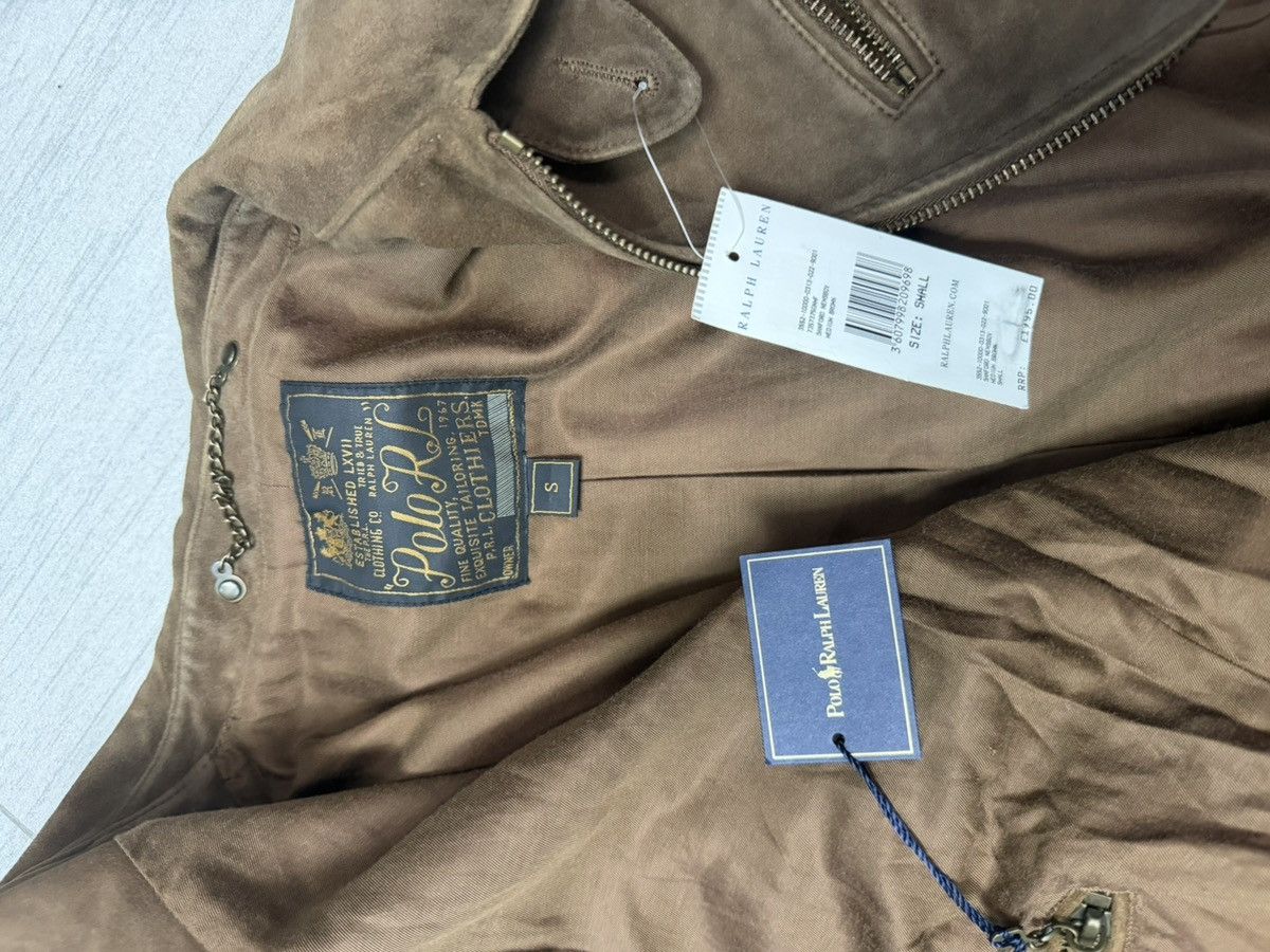 Polo Ralph Lauren Polo Ralph Laruen Indeer leather suede newsboy jscket RARE! Size US S / EU 44-46 / 1 - 4 Thumbnail