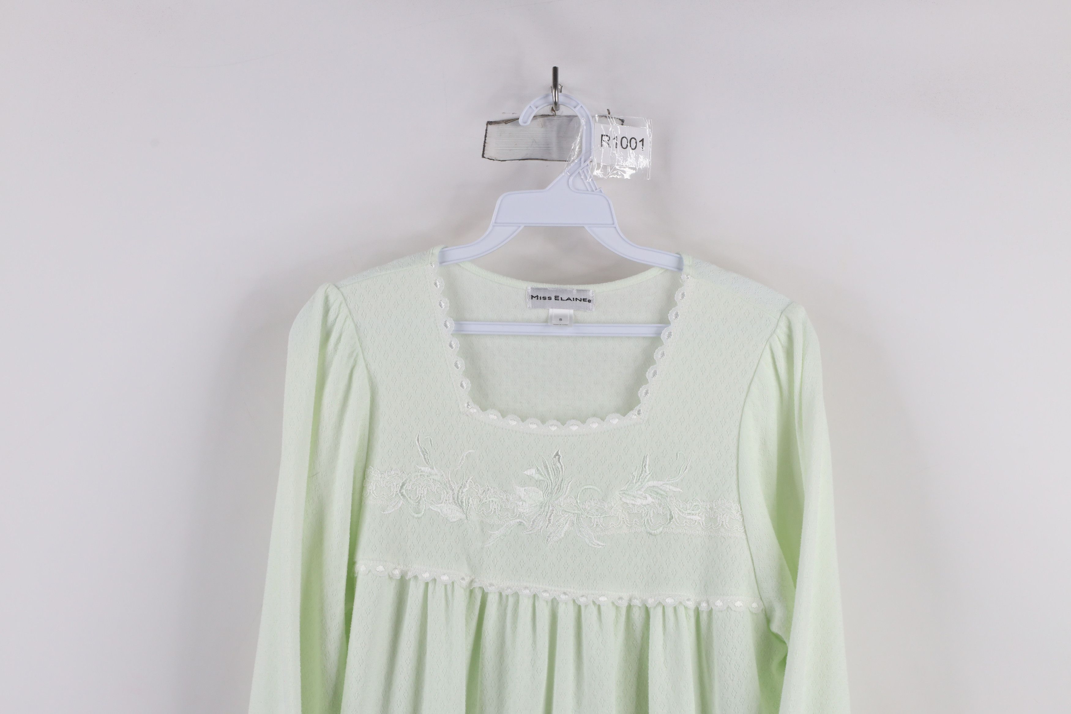 Vintage Vintage 90s Miss Elaine Knit Long Sleeve Night Gown Shirt Size S / US 4 / IT 40 - 2 Thumbnail