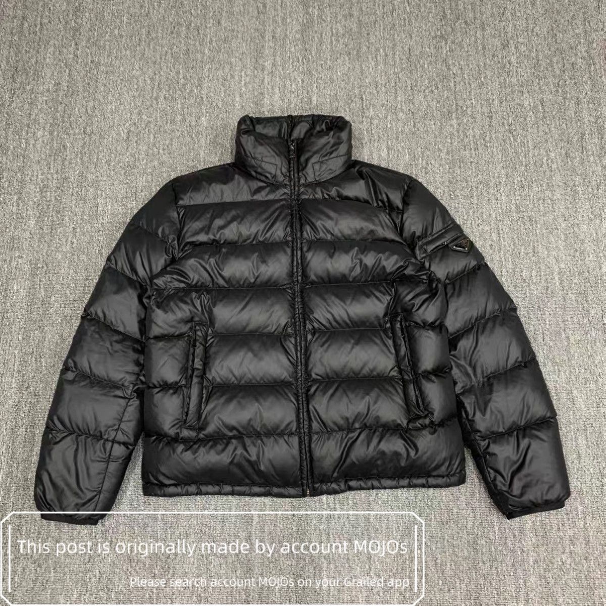 Prada Sz 52 Prada Metal Label Classic Puffer Jacket mojos1050526 Size US L / EU 52-54 / 3 - 1 Thumbnail