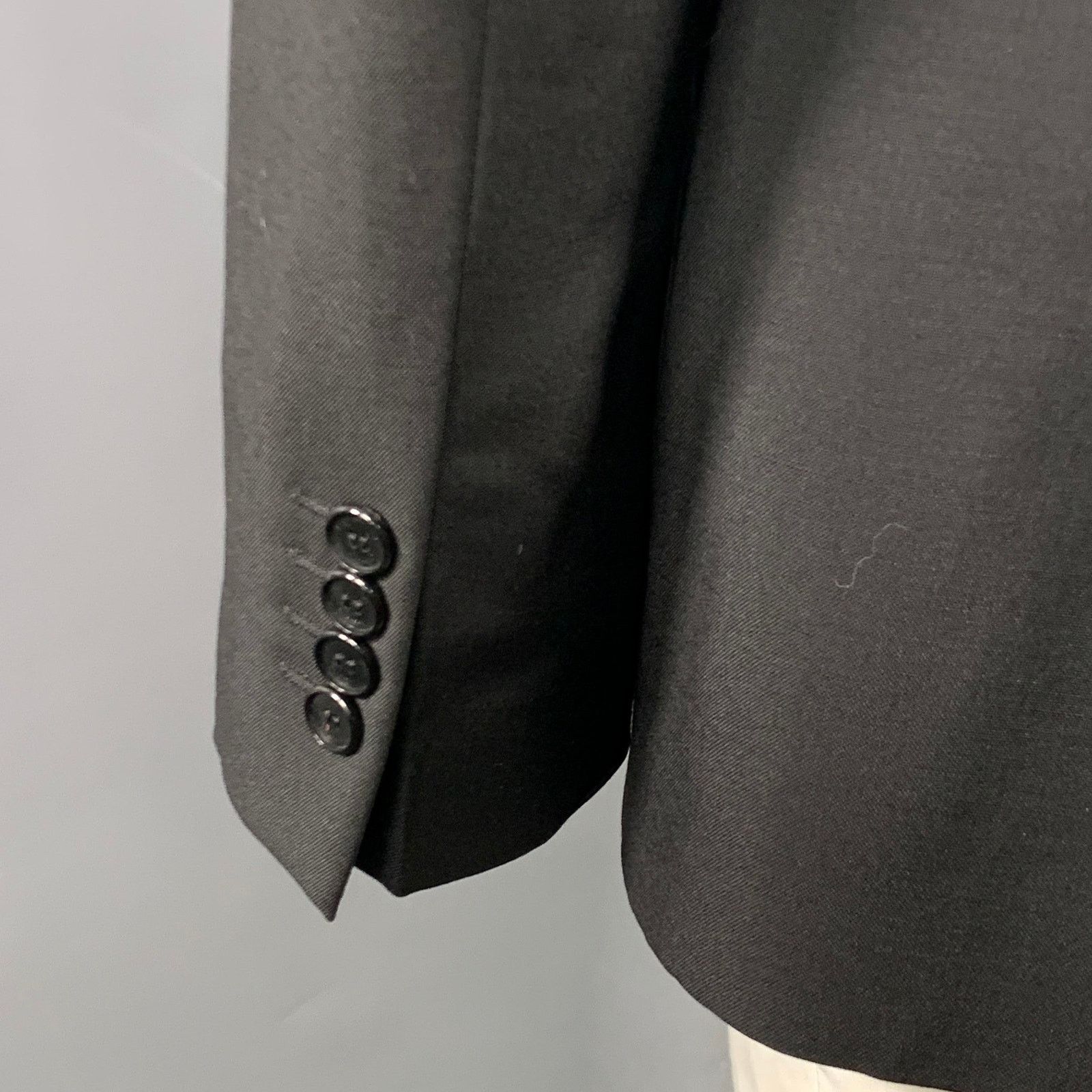 Givenchy GIVENCHY Wool Mohair Star Stripe Notch Lapel Sport Coat Size 44R - 5 Thumbnail