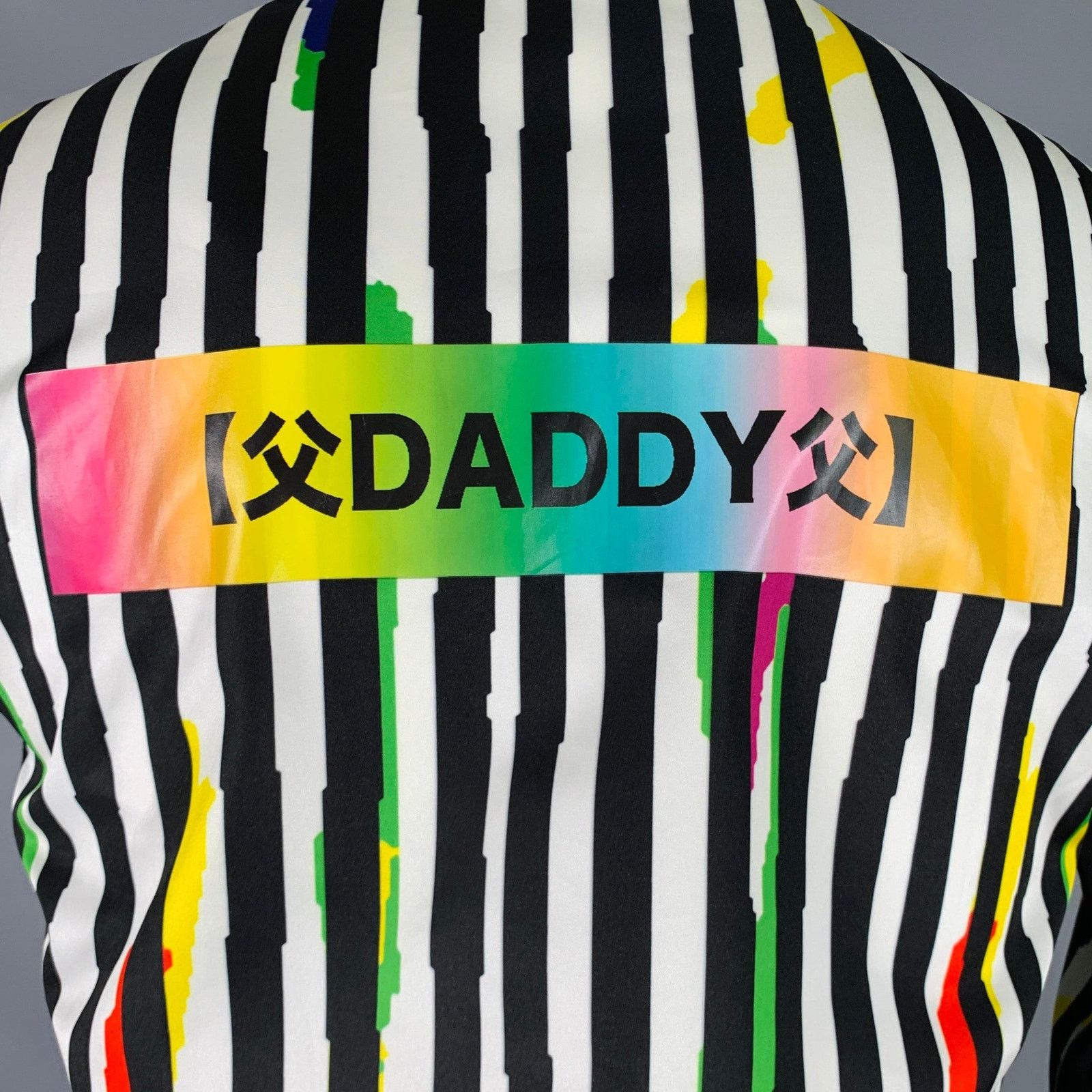 Sankuanz Size M Black White Multi Color Stripe Long Sleeve Shirt Size US M / EU 48-50 / 2 - 6 Thumbnail