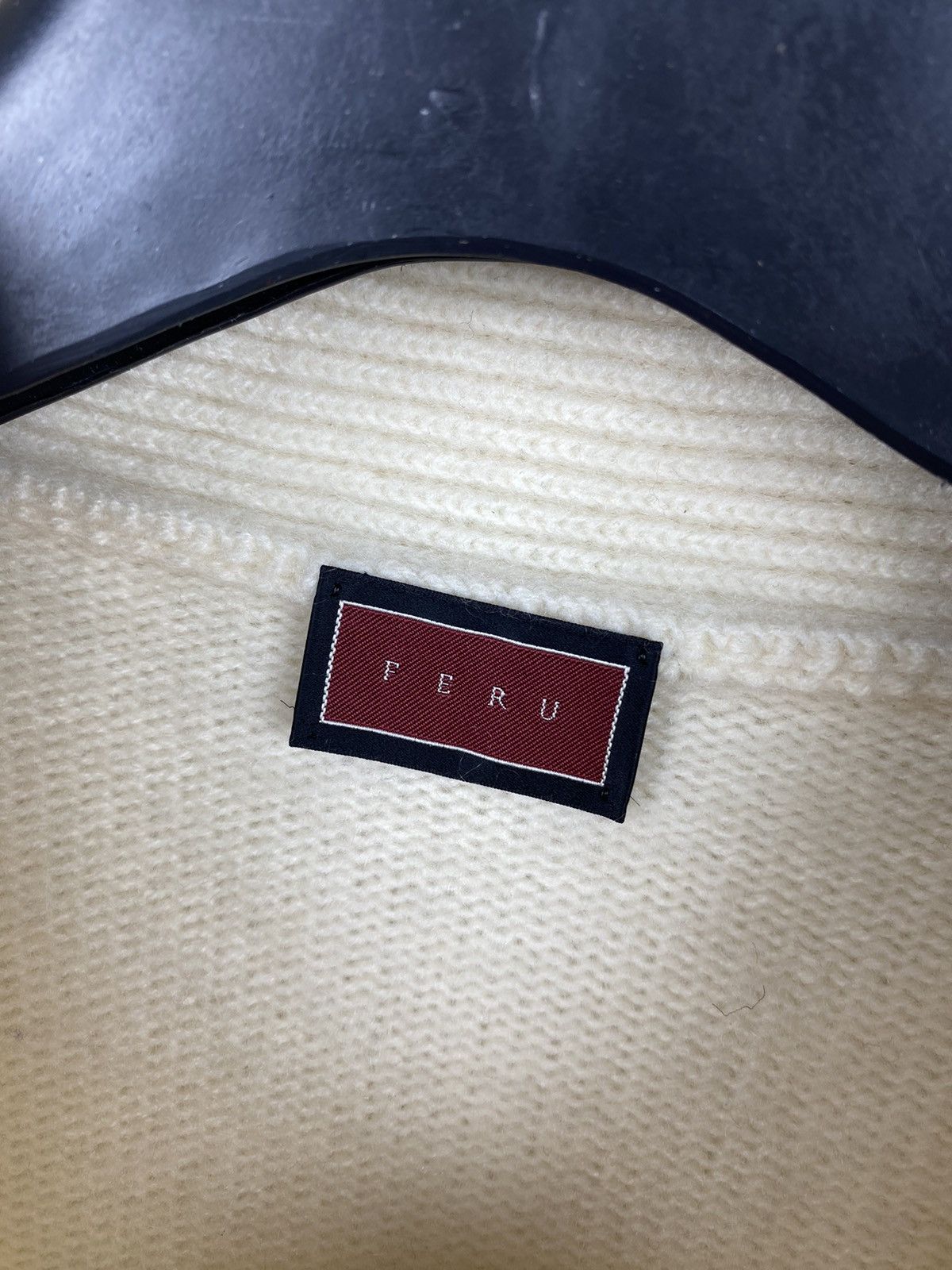 Other Feru Italy Cashmere Sweater Shawl Neck Men size 54 Size US L / EU 52-54 / 3 - 4 Thumbnail