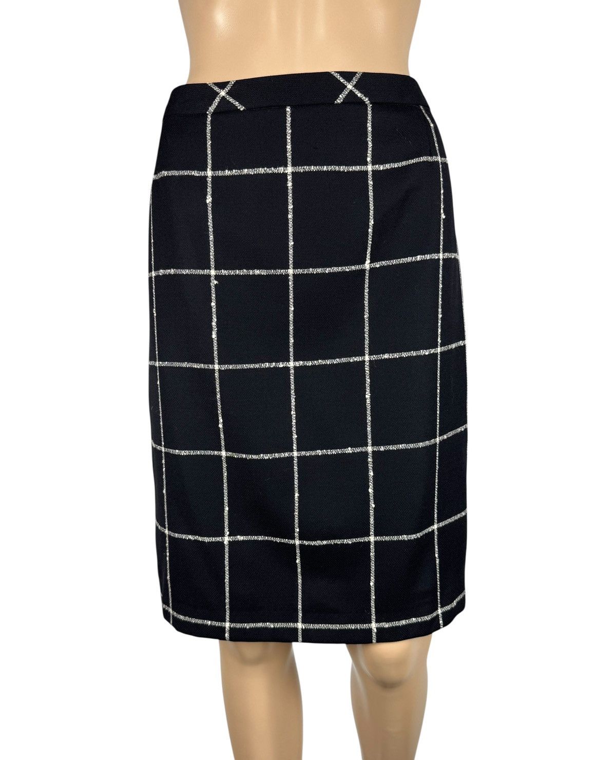Escada Escada Wool Cashmere Pencil Skirt Check size DE42 IT48 Size 34" / US 12 / IT 48 - 1 Thumbnail