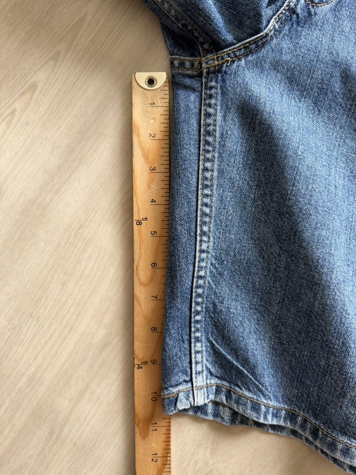Levi's Vtg Y2K 07 Levis 550 Denim Shorts Sz 42 Straight Cotton Size US 42 / EU 58 - 5 Thumbnail