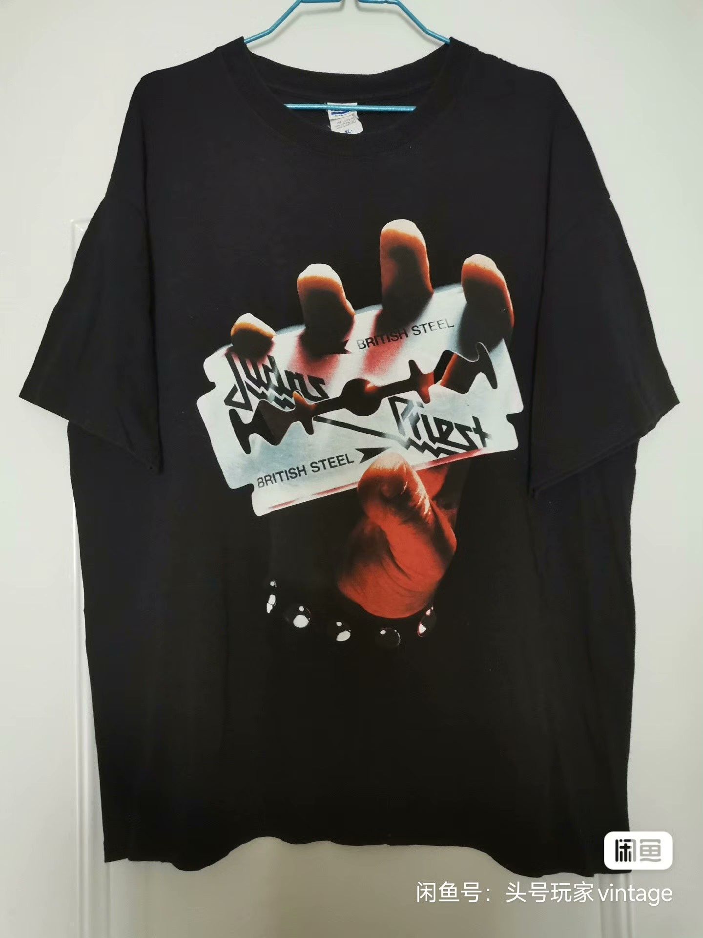 Travis Scott Travis Scott Judas Priest British Steel Vintage Tee Size US M / EU 48-50 / 2 - 1 Thumbnail