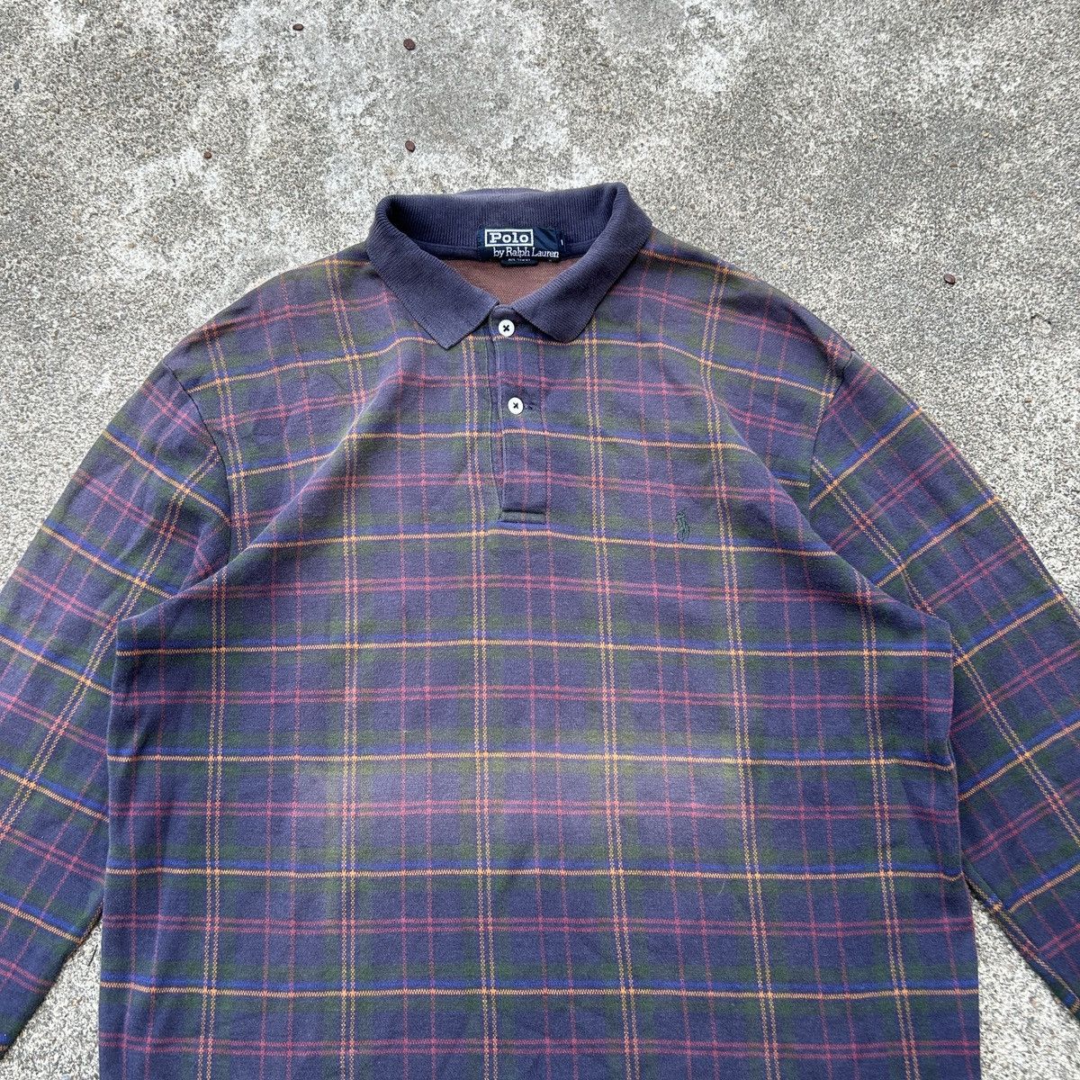 Polo Ralph Lauren Vintage Polo Ralph Lauren Plaid Flannel Shirt Sunfadded Size US S / EU 44-46 / 1 - 3 Thumbnail