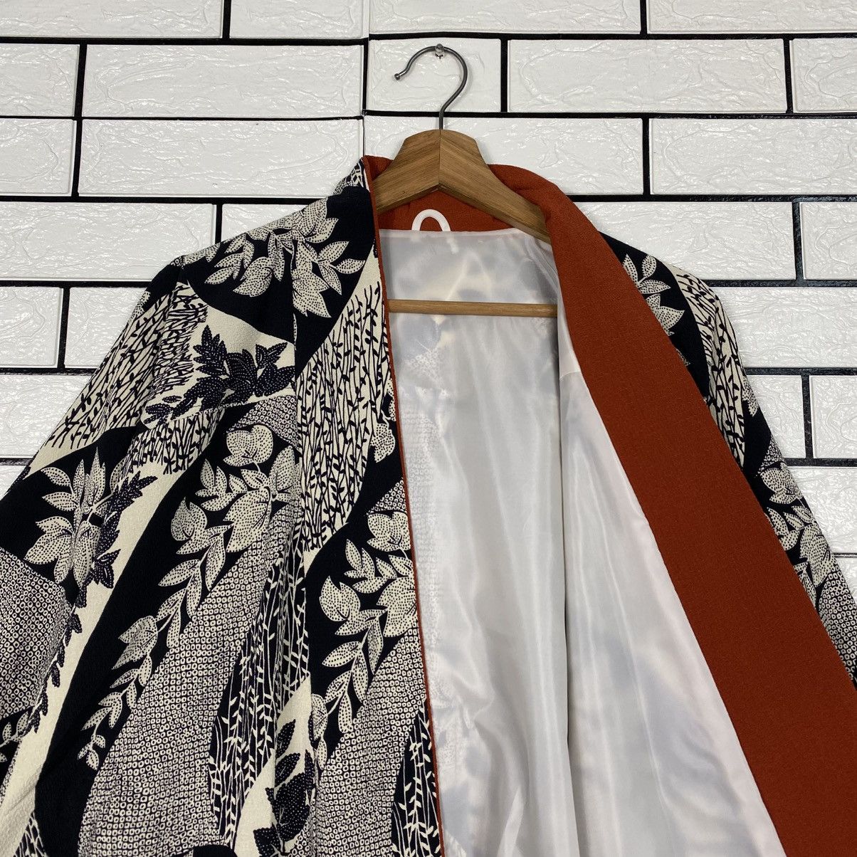 Japanese Brand 📌Vintage Bomber Jacket Over Print Leaf Unbrand Issey Miyake Size US M / EU 48-50 / 2 - 13 Thumbnail