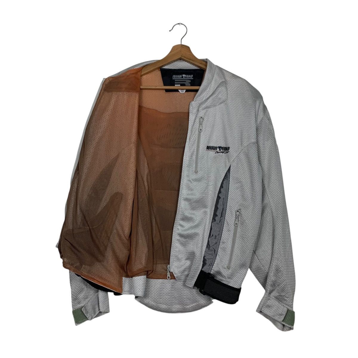 Japanese Brand ROUGH ROAD Mesh Motorcycle Jacket Biker Jacket #2832-C128 Size US L / EU 52-54 / 3 - 9 Thumbnail