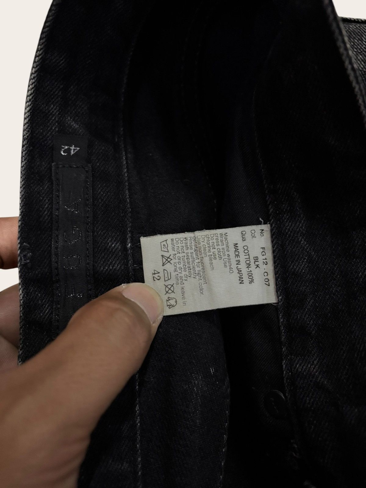 If Six Was Nine Japan Grunge FUGA Gostar De Fuga Curve Jeans Size US 29 - 11 Thumbnail