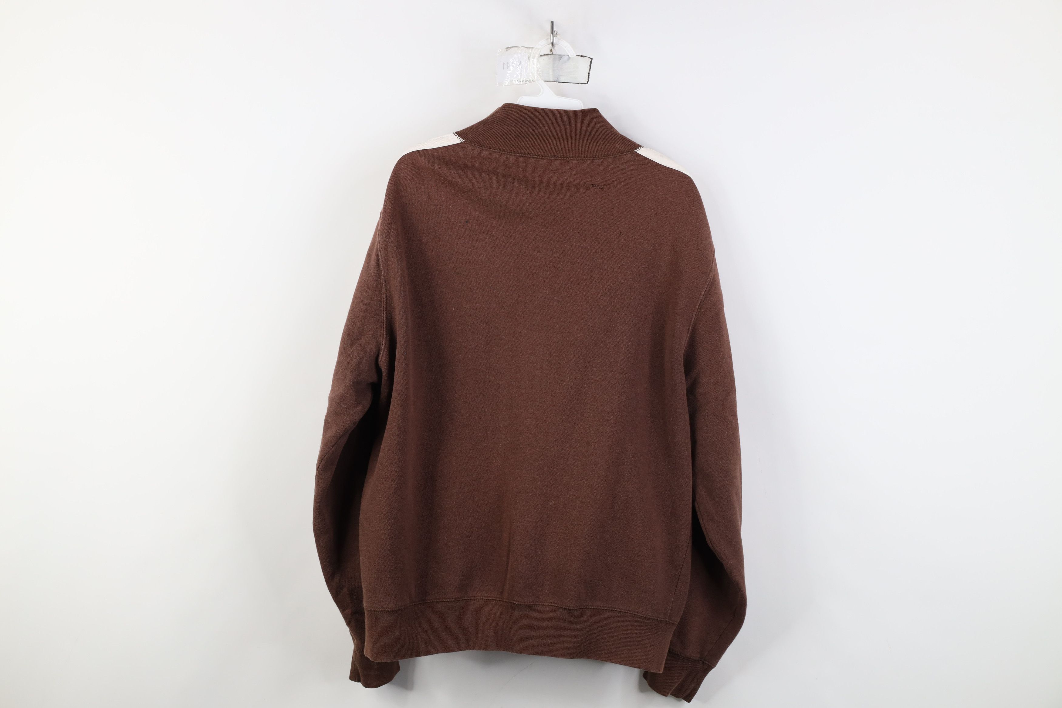 Aeropostale Vintage 90s Y2K Aeropostale Full Zip Sweatshirt Jacket Brown Size US M / EU 48-50 / 2 - 14 Thumbnail