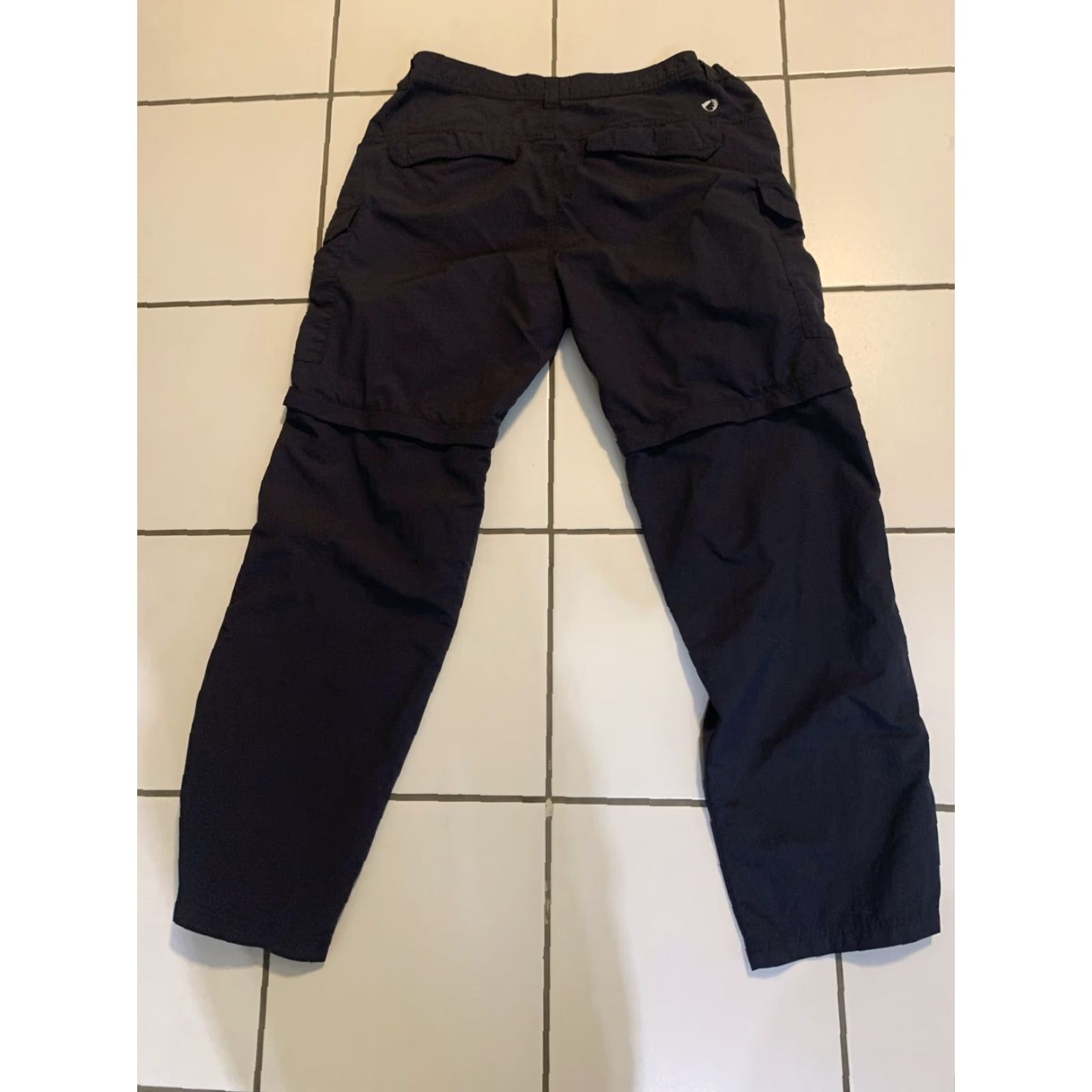 Vintage American Outdoorsman Convertible Pants Mens XL Blue Fishing Hiking Ripstop Size US 36 / EU 52 - 2 Thumbnail