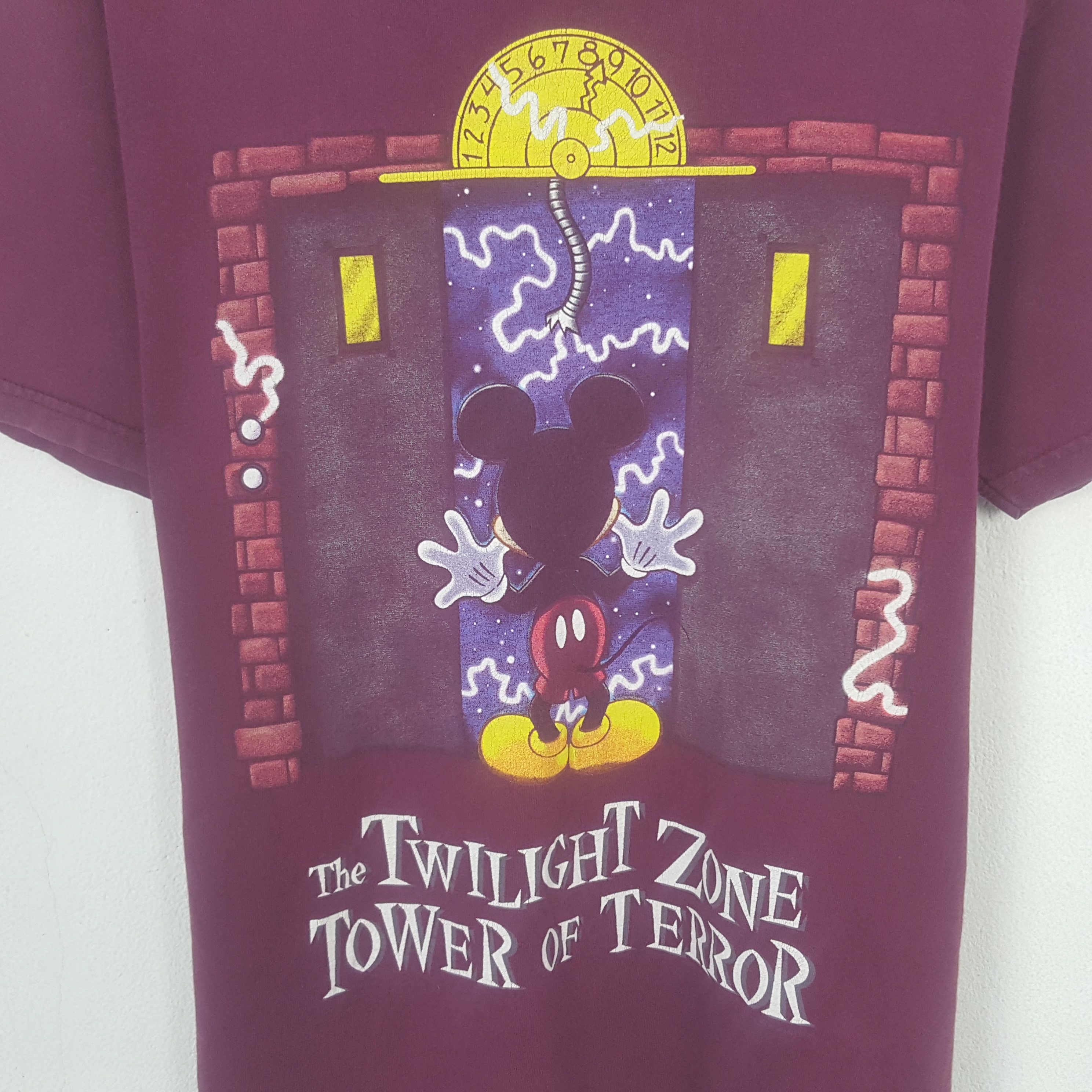 Disney Vintage Mickey Mouse The Twilight Zone Disney Store Tshirt Size US L / EU 52-54 / 3 - 2 Thumbnail