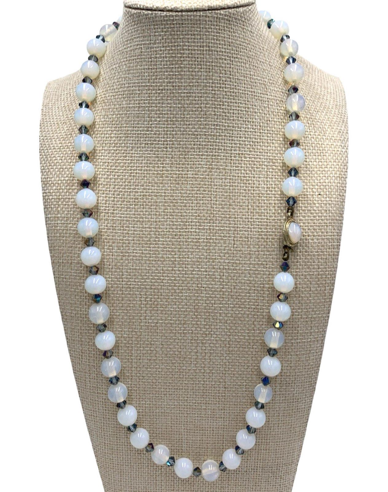 Other Art Deco Opalescent Opalite/Opaline Moonglow Necklace Japan Size ONE SIZE - 1 Thumbnail
