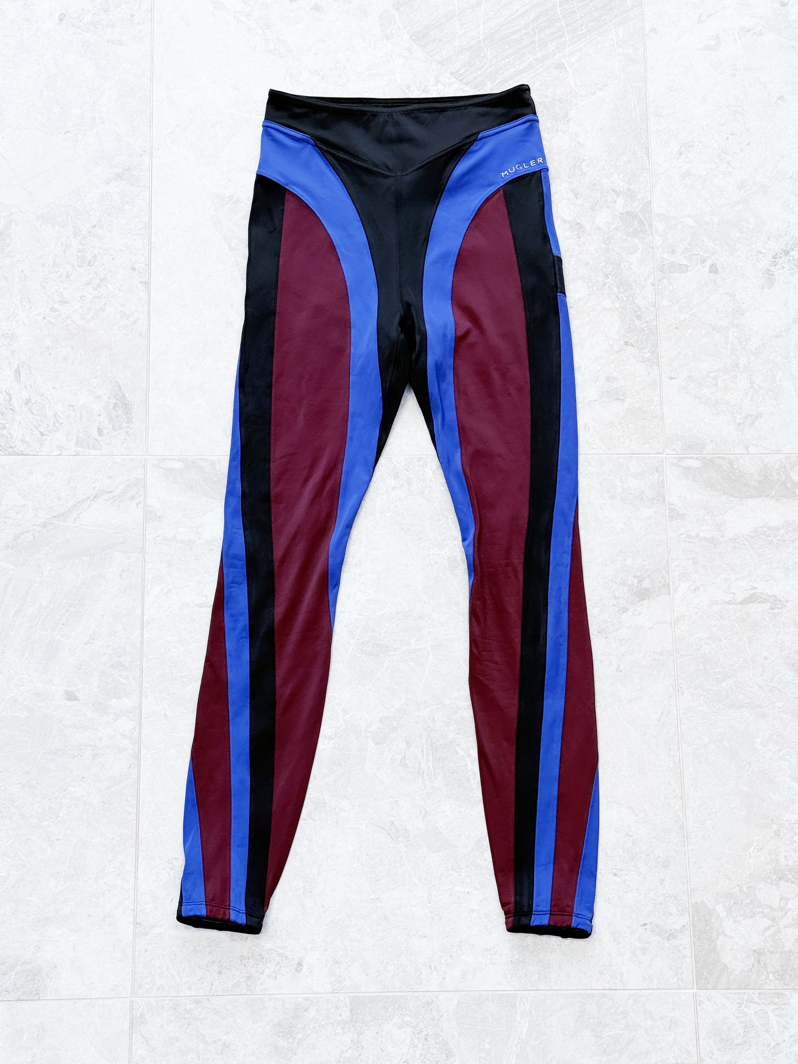 H&M × Mugler Spiral paneled Leggings Size 27" / US 4 / IT 40 - 1 Thumbnail