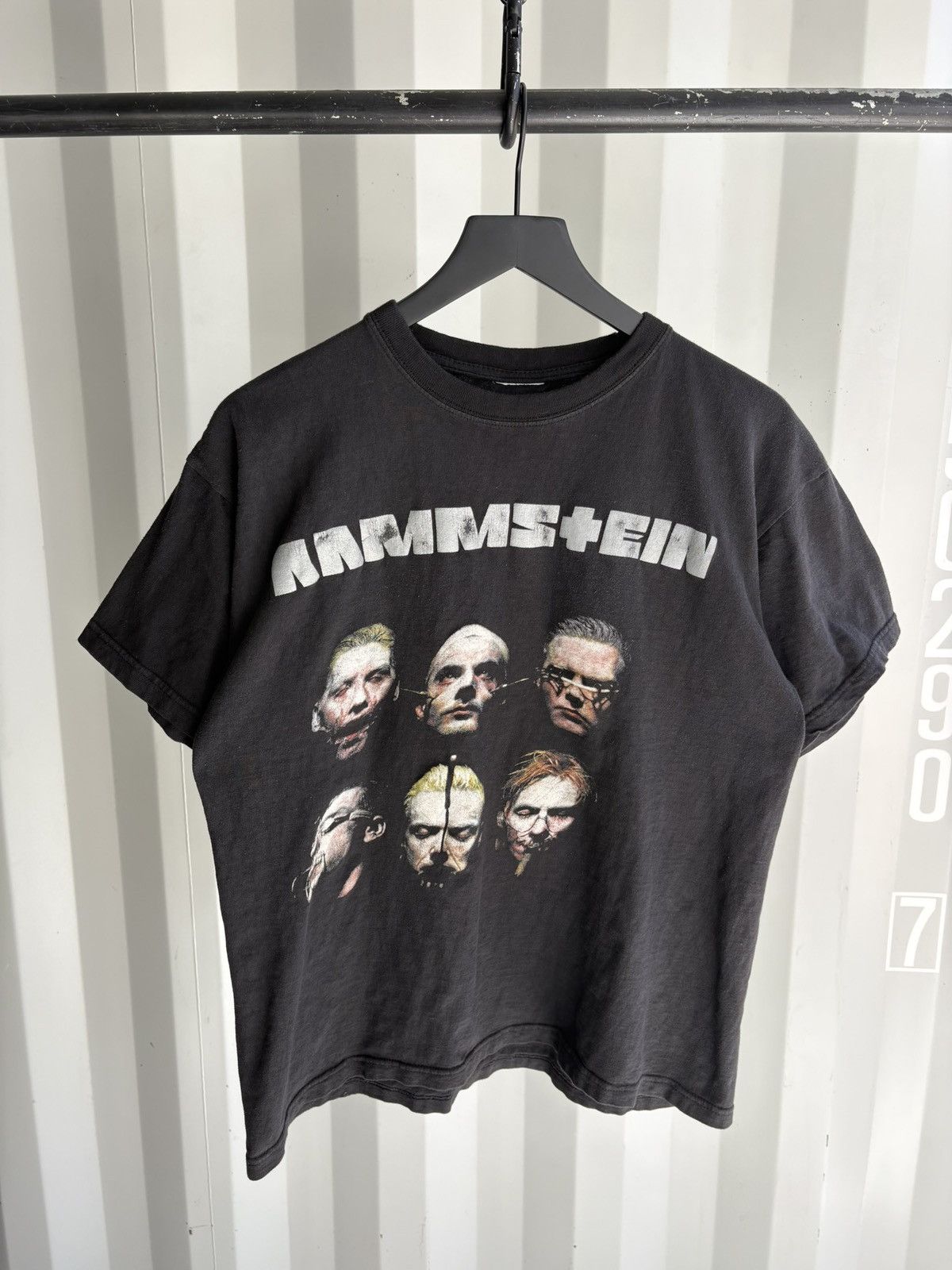 Band Tees Vintage Rammstein Shirt Faded Distressed Grunge Band Euro Size US L / EU 52-54 / 3 - 1 Thumbnail