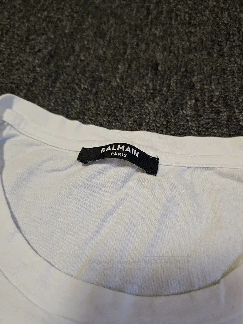 Balmain Balmain Paris White Short Sleeve T. Size US M / EU 48-50 / 2 - 3 Thumbnail
