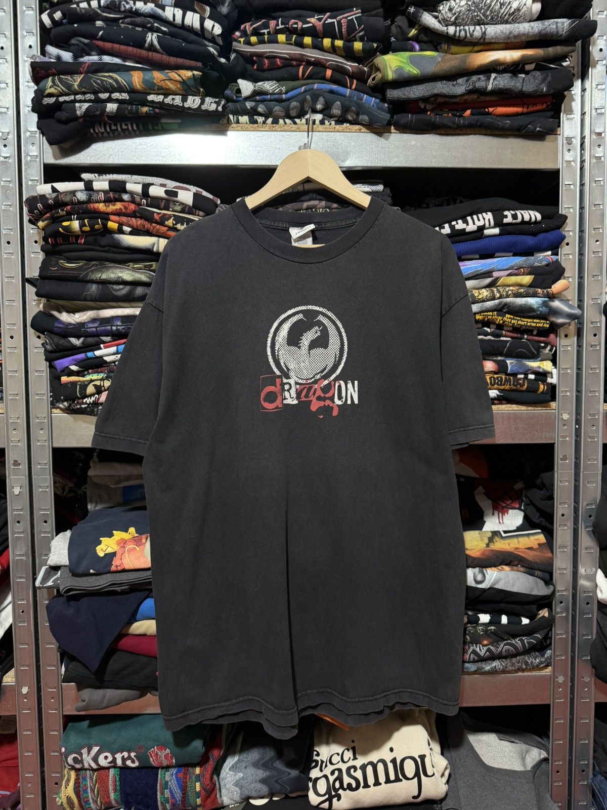 Vintage Vintage 90’s Dragon Alliance Skate Gang Faded Retro T-Shirt Size US XL / EU 56 / 4 - 1 Thumbnail
