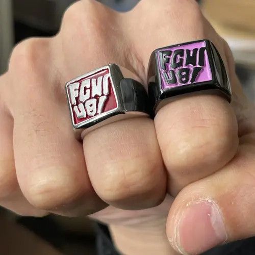 Jewelry Vibe Jewelry Rings Open Size Chrome Ring (Size 7-13) Size ONE SIZE - 1 Thumbnail