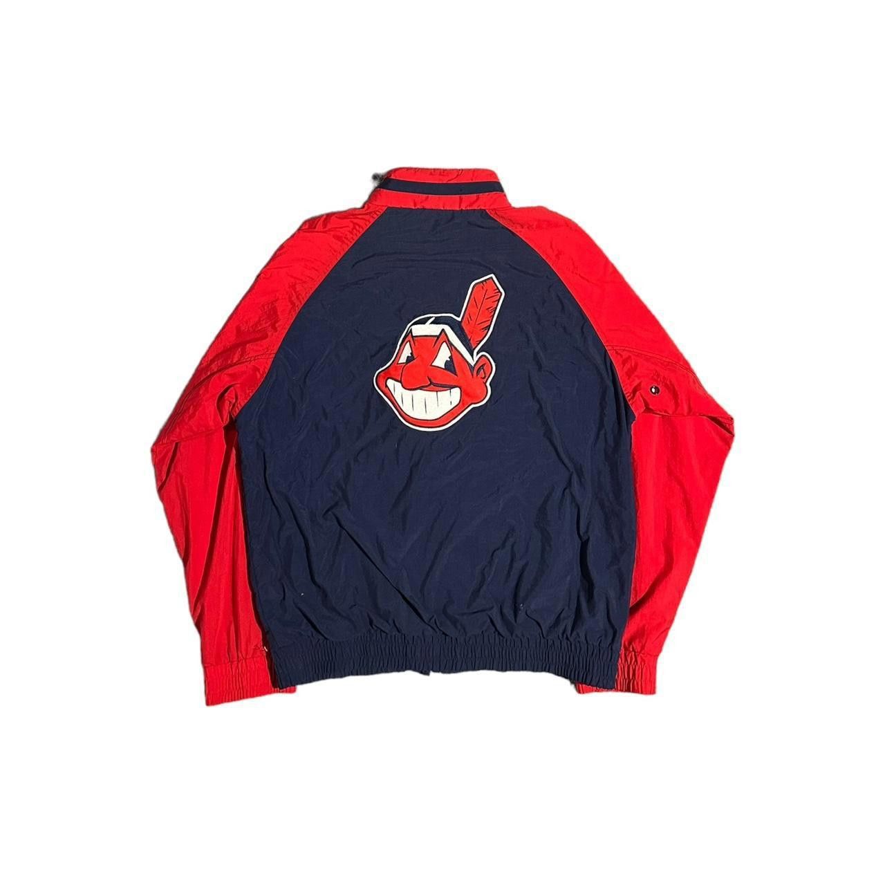MLB Vintage 90s Apex One Cleveland Indians Jacket Size US XL / EU 56 / 4 - 4 Thumbnail