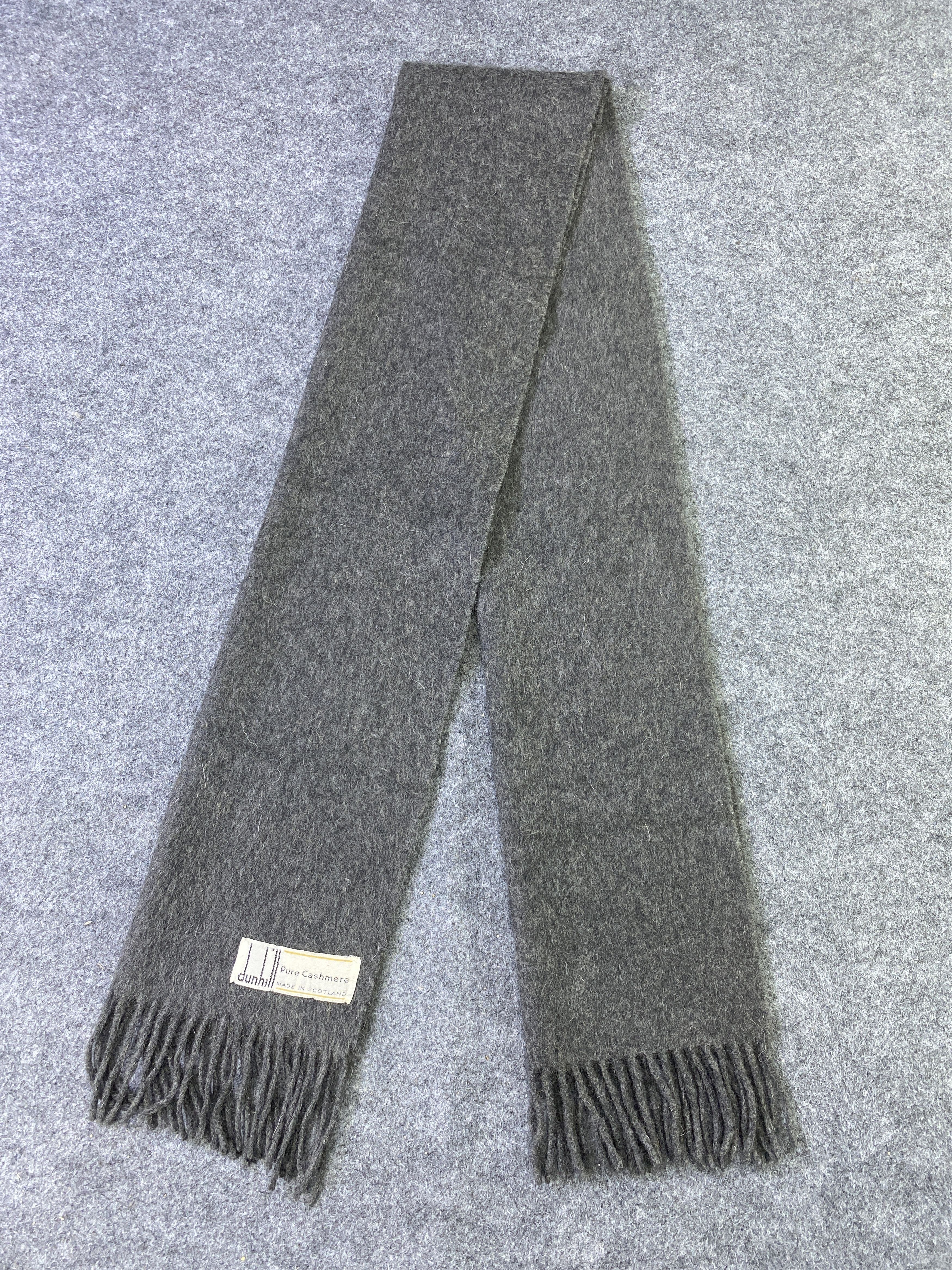 Alfred Dunhill DUNHILL Cashmere Scarf / Muffler / Neckwear -T777 Size ONE SIZE - 4 Thumbnail