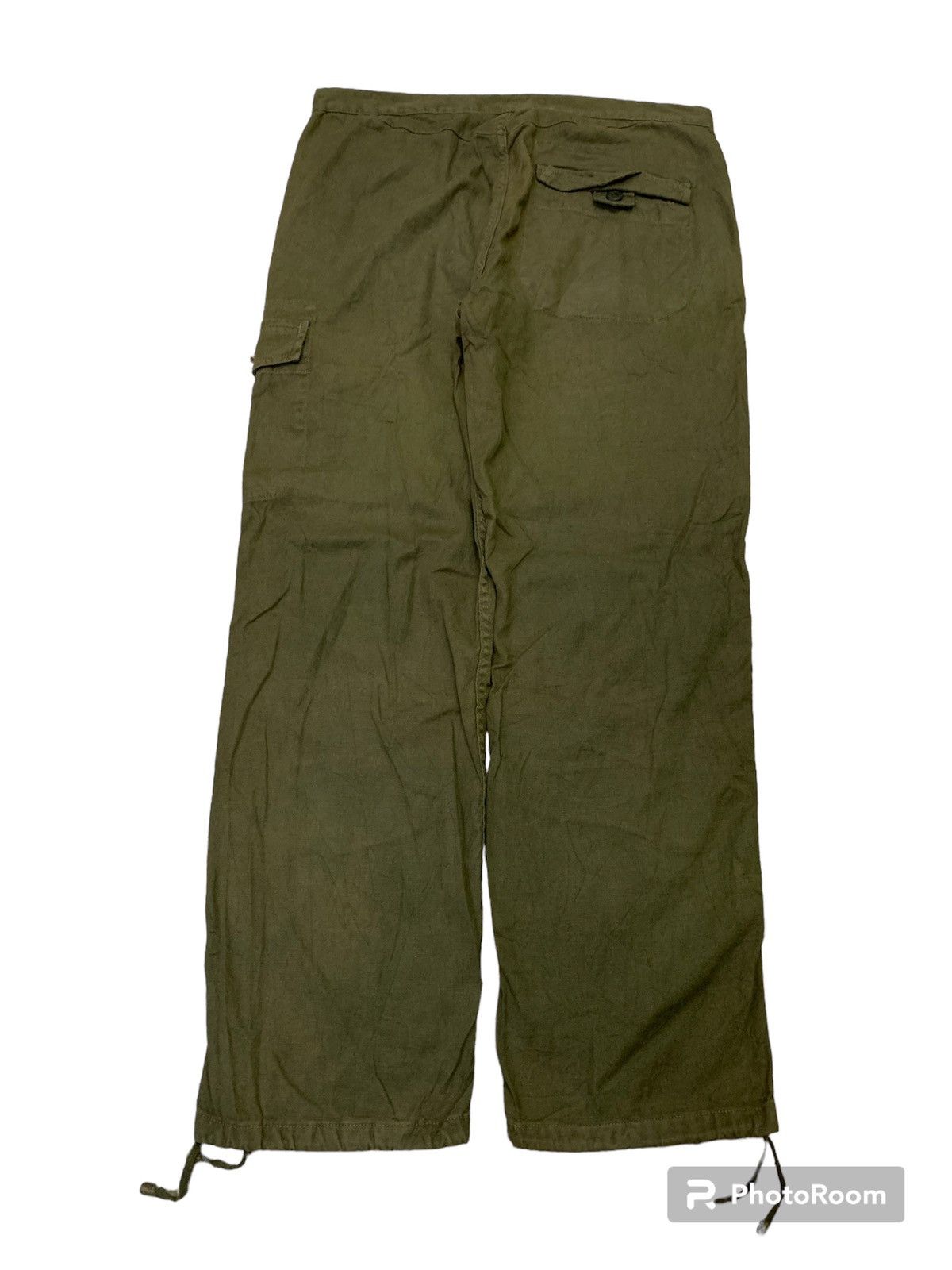 OMNIGOD 💥Vintage Omnigod Green Military Cargo Size US 33 - 3 Thumbnail